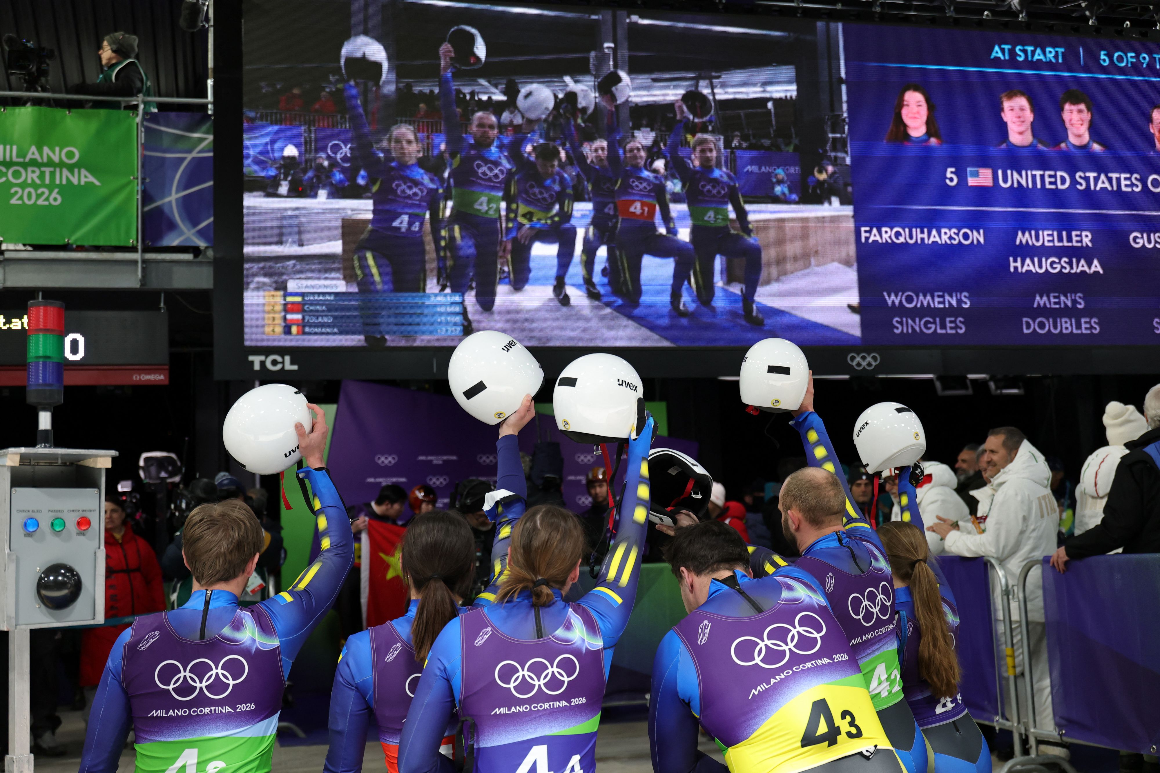 Das ukrainische Team sendete eine Botschaft – und wurde im Fernsehen zensiert.