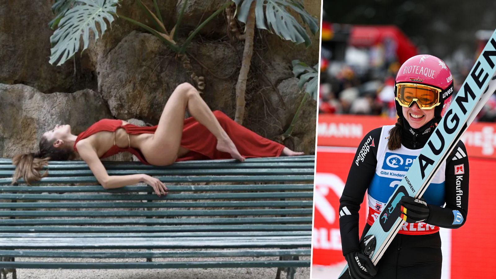 Skisprung-Weltmeisterin Juliane Seyfarth erobert mit erotischen Inhalten die Herzen der Fans.