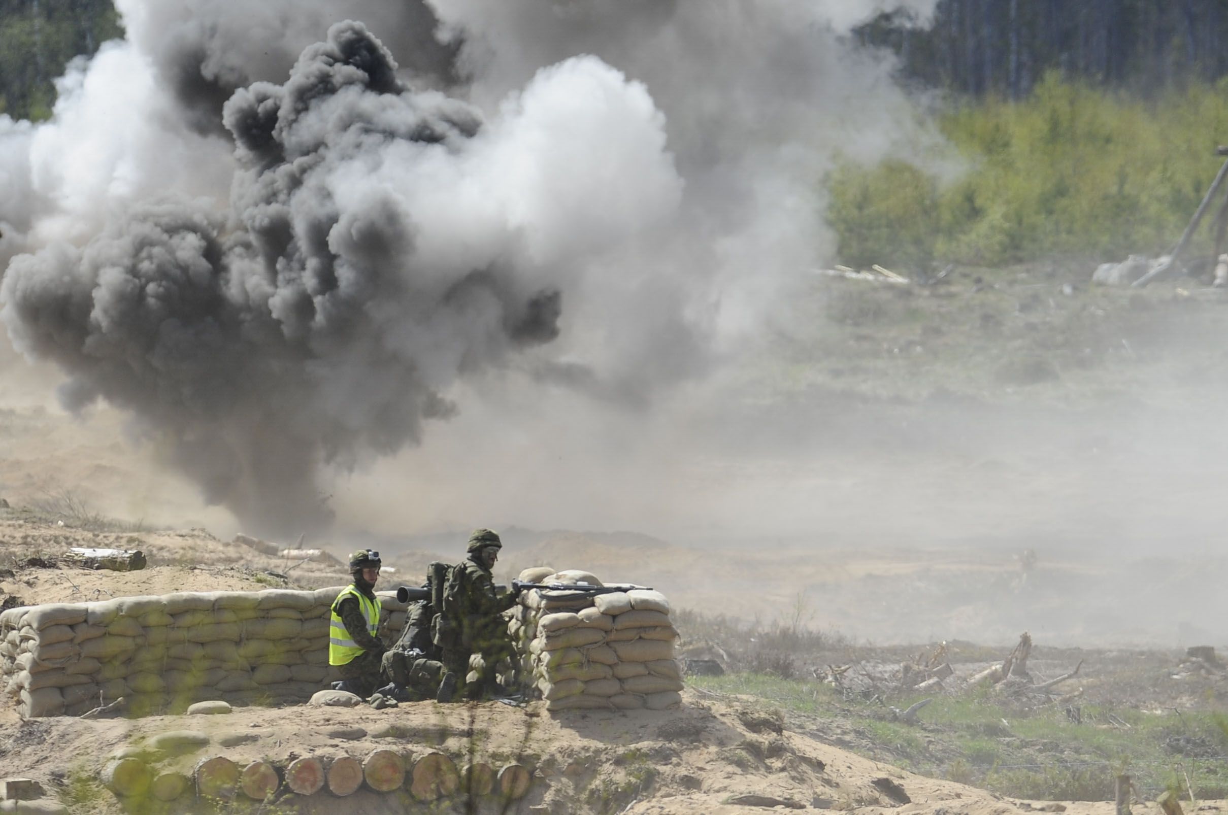 NATO-Truppen sollen gegen ukrainische Truppen chancenlos gewesen sein. (Symbolbild)