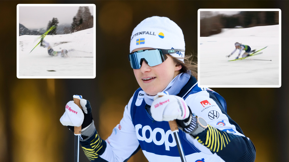 Heute.at - Spektakulärer Sturz! Langläuferin überschlägt sich