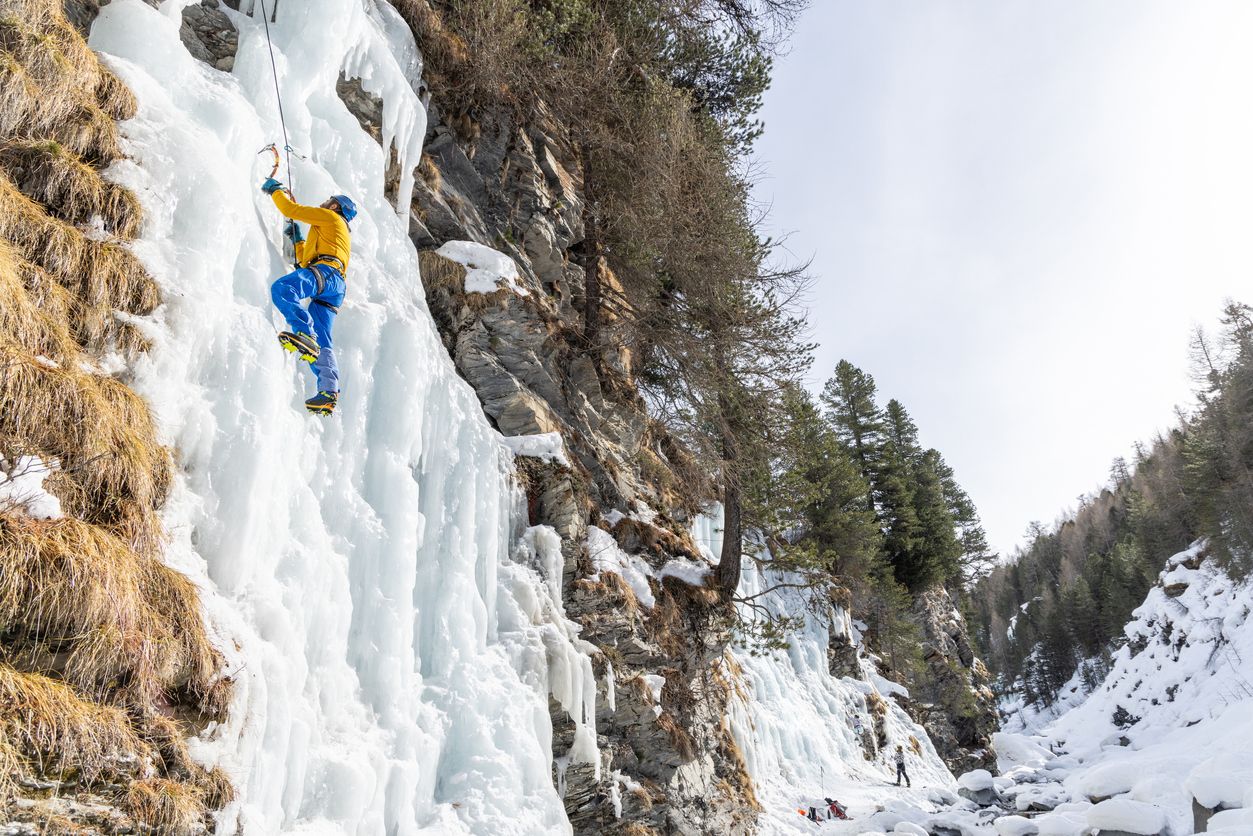 Der Unfall passierte beim Eisklettern in St. Leonhard im Pitztal.