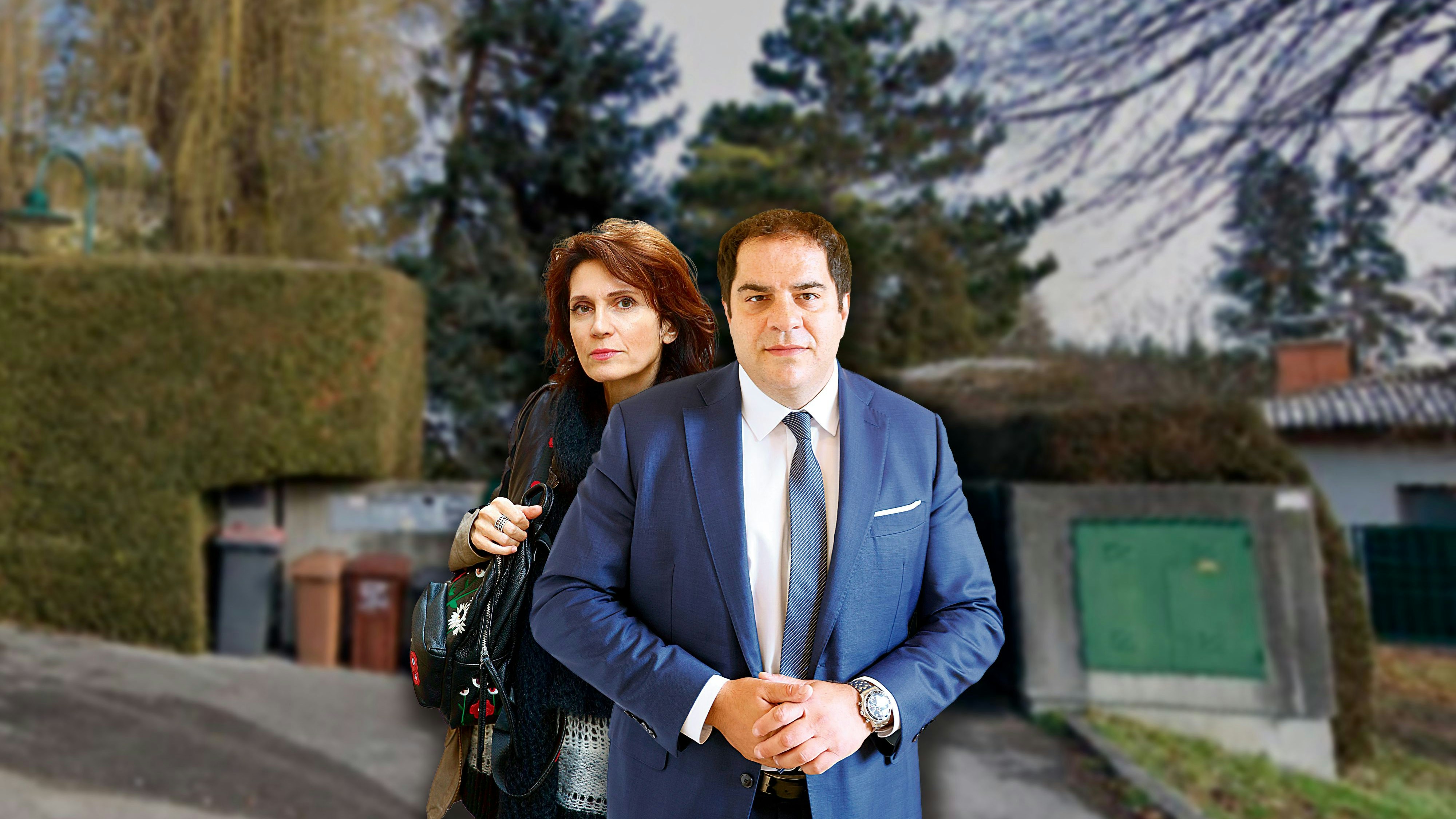 Die Top Anwälte Astrid Wagner und Sascha Flatz verteidigen die beiden Verdächtigen, am Friedhof wurde die Gruft des Toten geöffnet