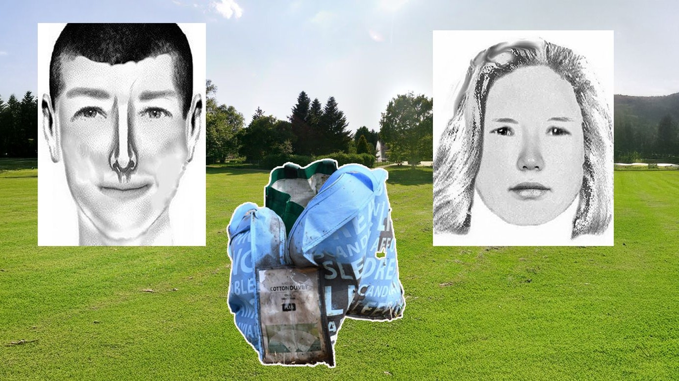 Nach dem Fund im Park fahndet die Polizei nach diesem Paar.