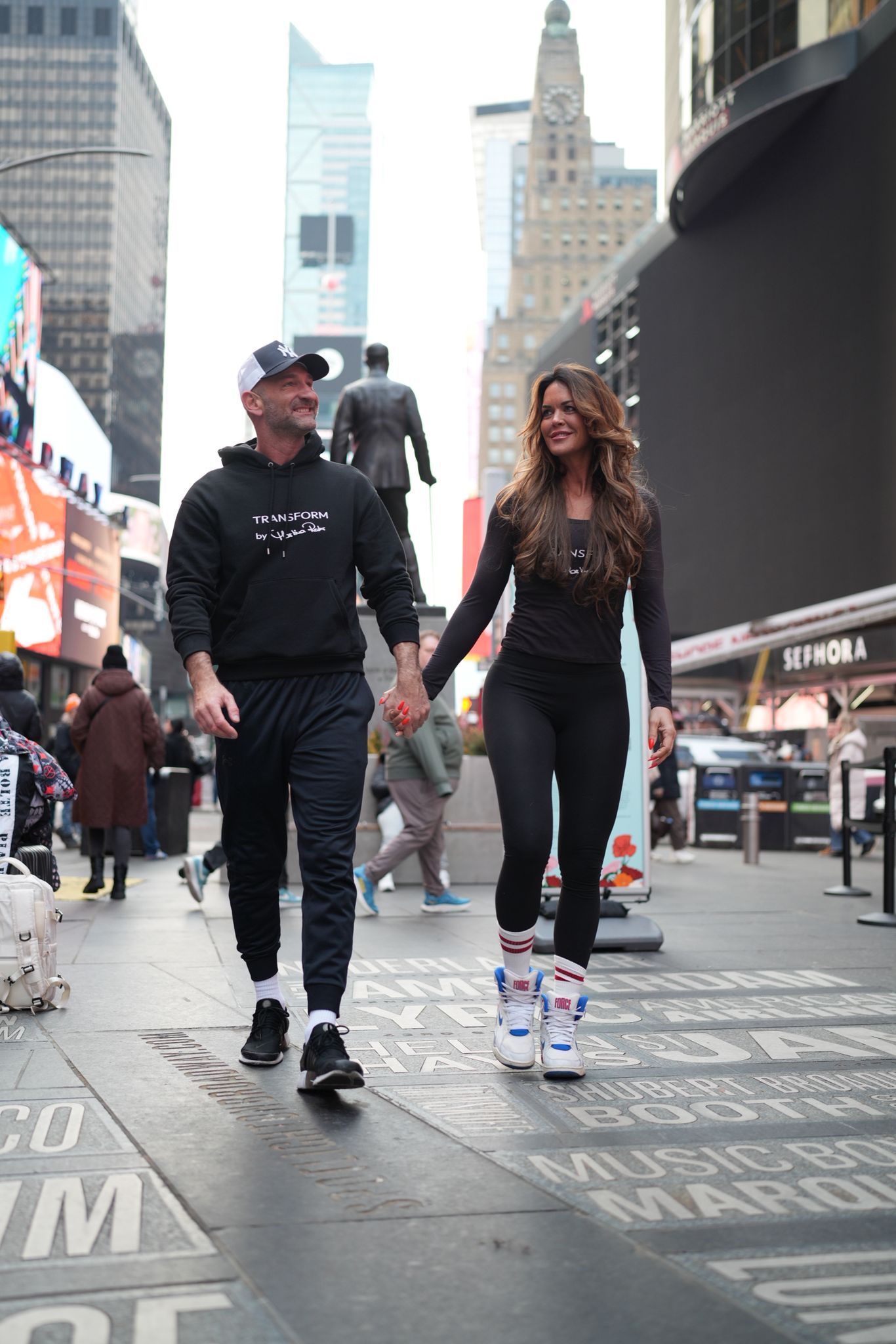 Vladi Pavlic und Martina Reuter in New York.