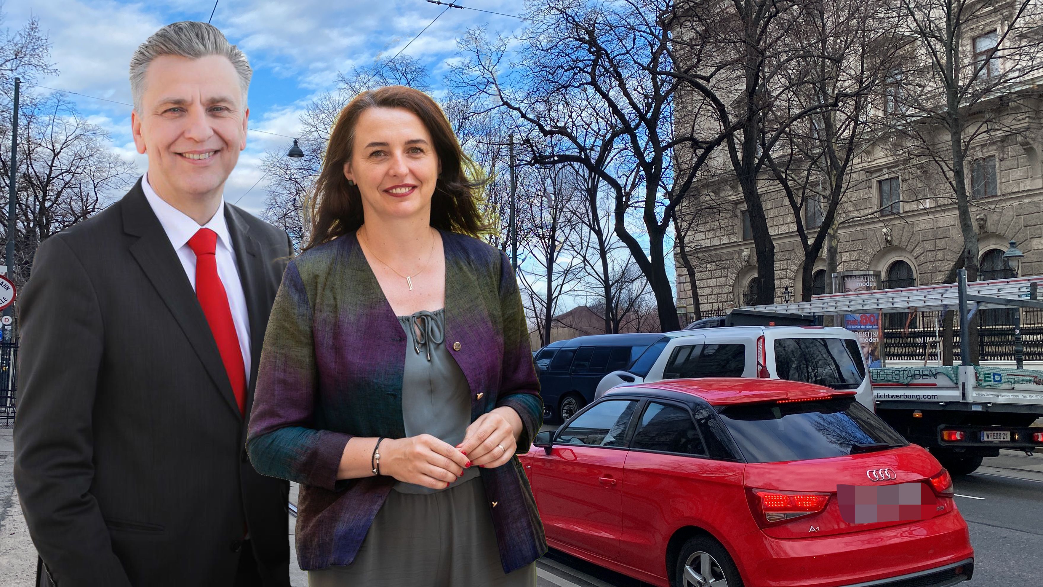 SP-Klubchef Josef Taucher, Neos-Klubchefin Selma Arapovic: 