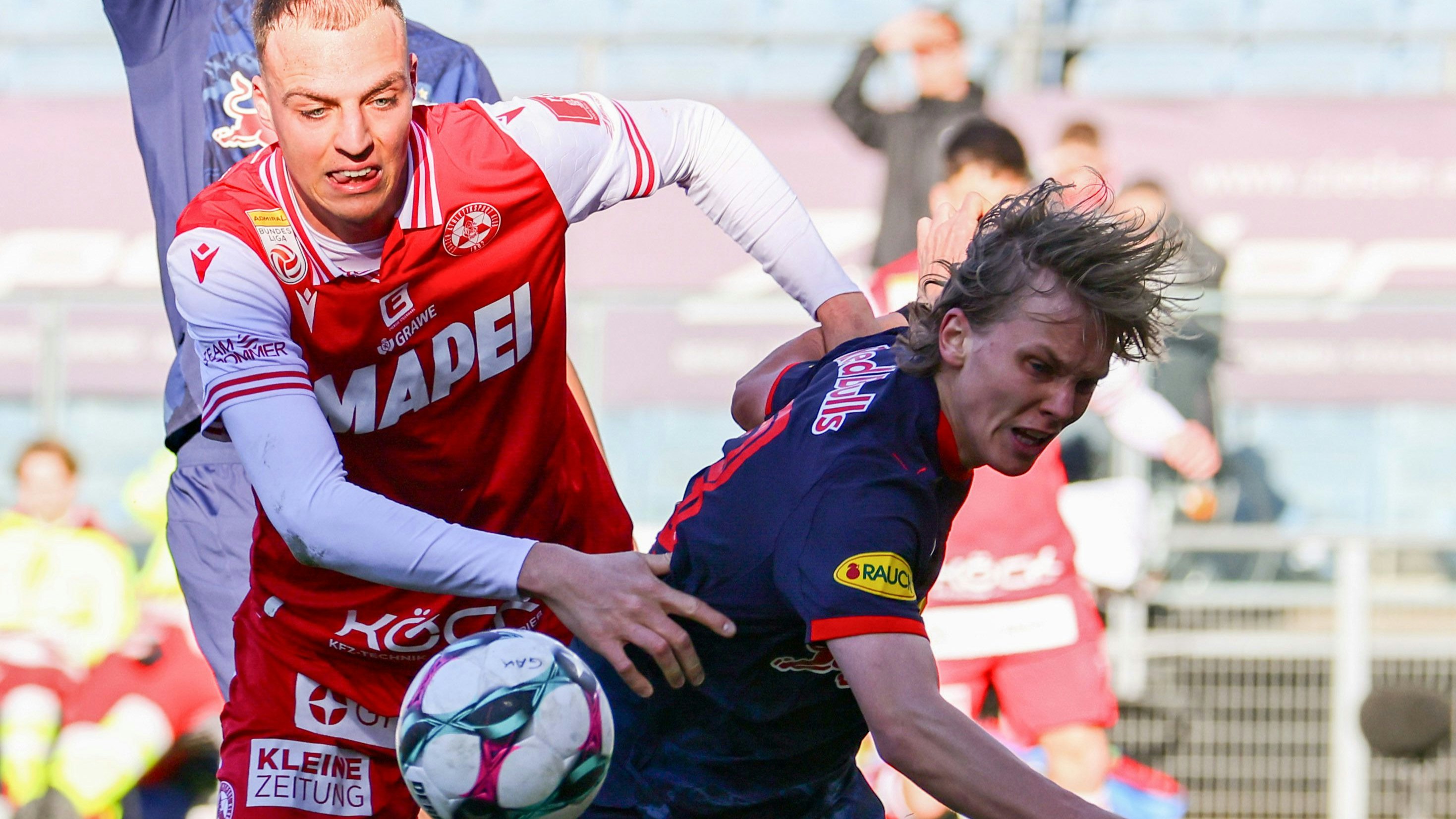 Alexander Hofleitner ärgerte mit dem GAK Frans Krätzig und seine Salzburger.