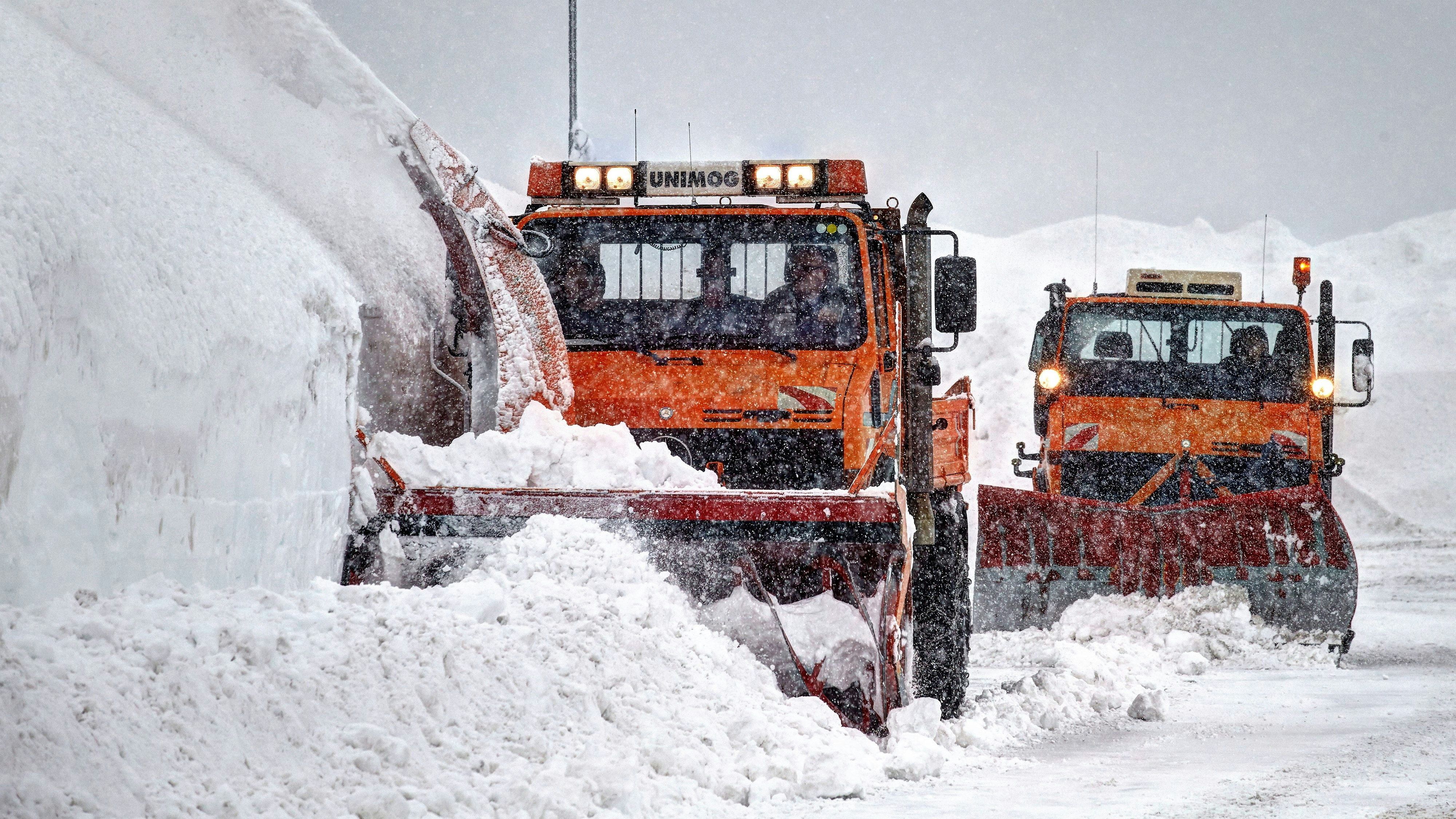 Der Winterdienst steht dieser Tage im Dauereinsatz.