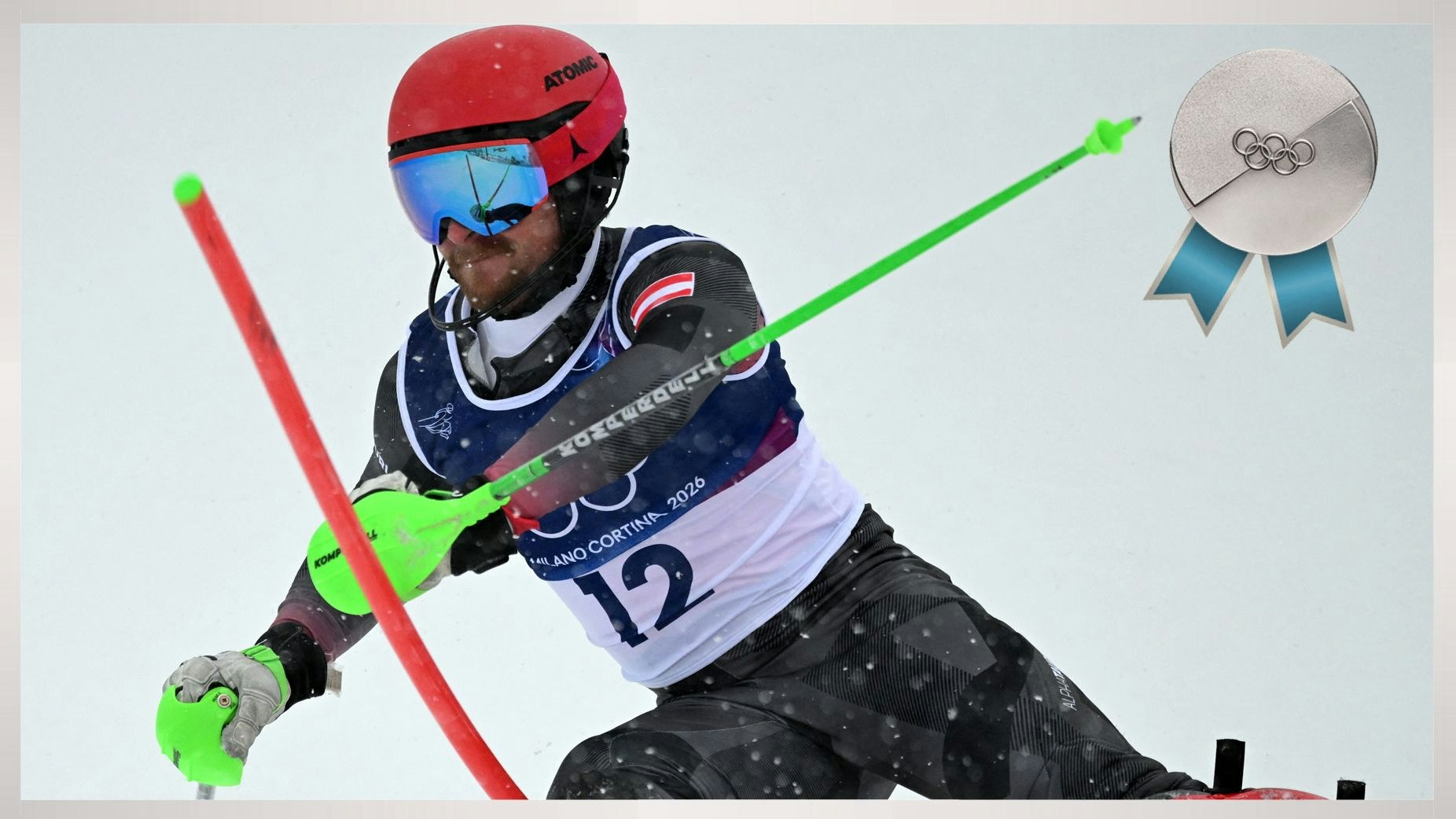 Heute.at - ÖSV-Star Gstrein rast im Olympia-Slalom zu Silber