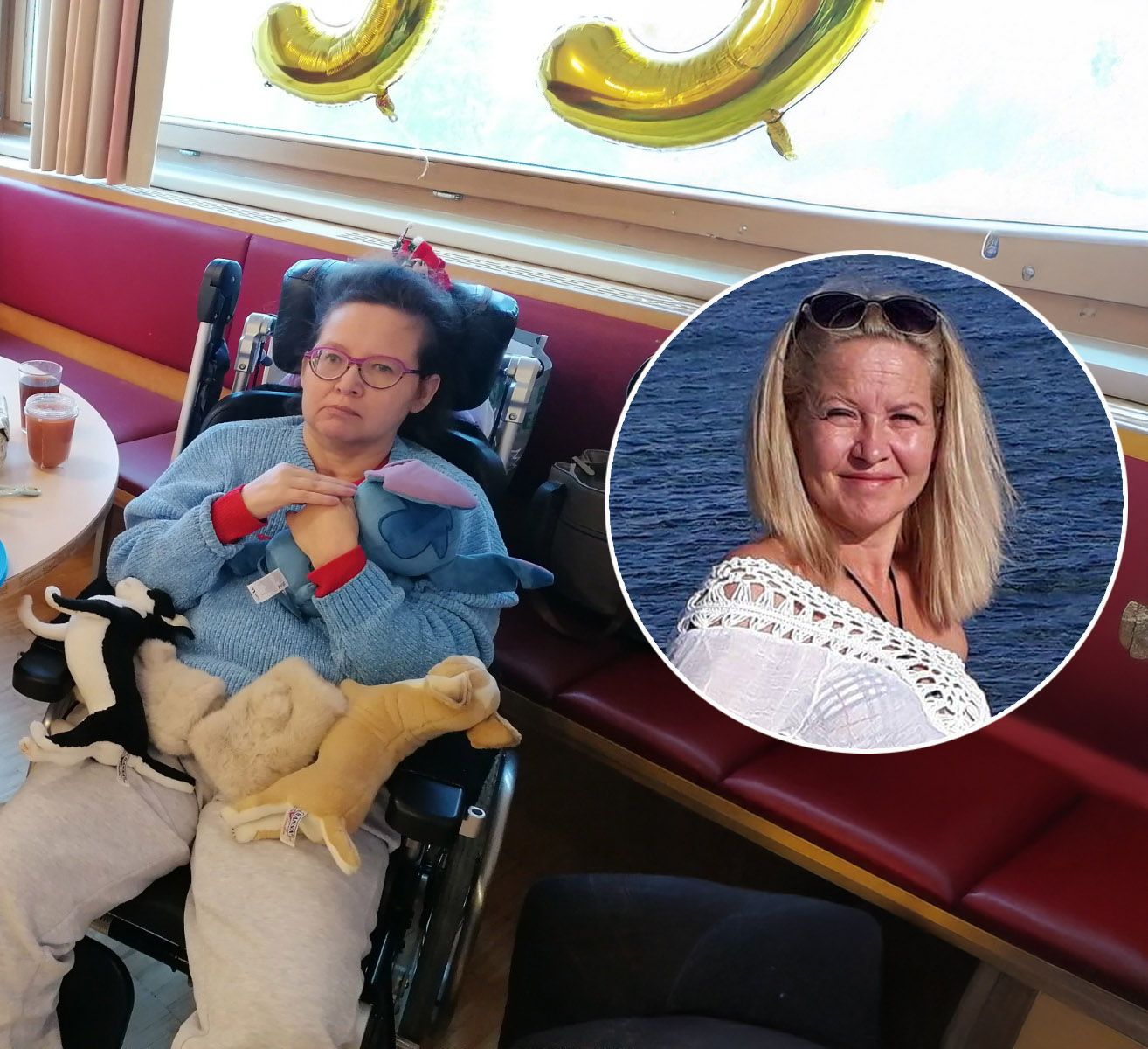 Andrea K. kann nach einer Gehirnblutung und mehreren Schlaganfällen nicht sprechen.