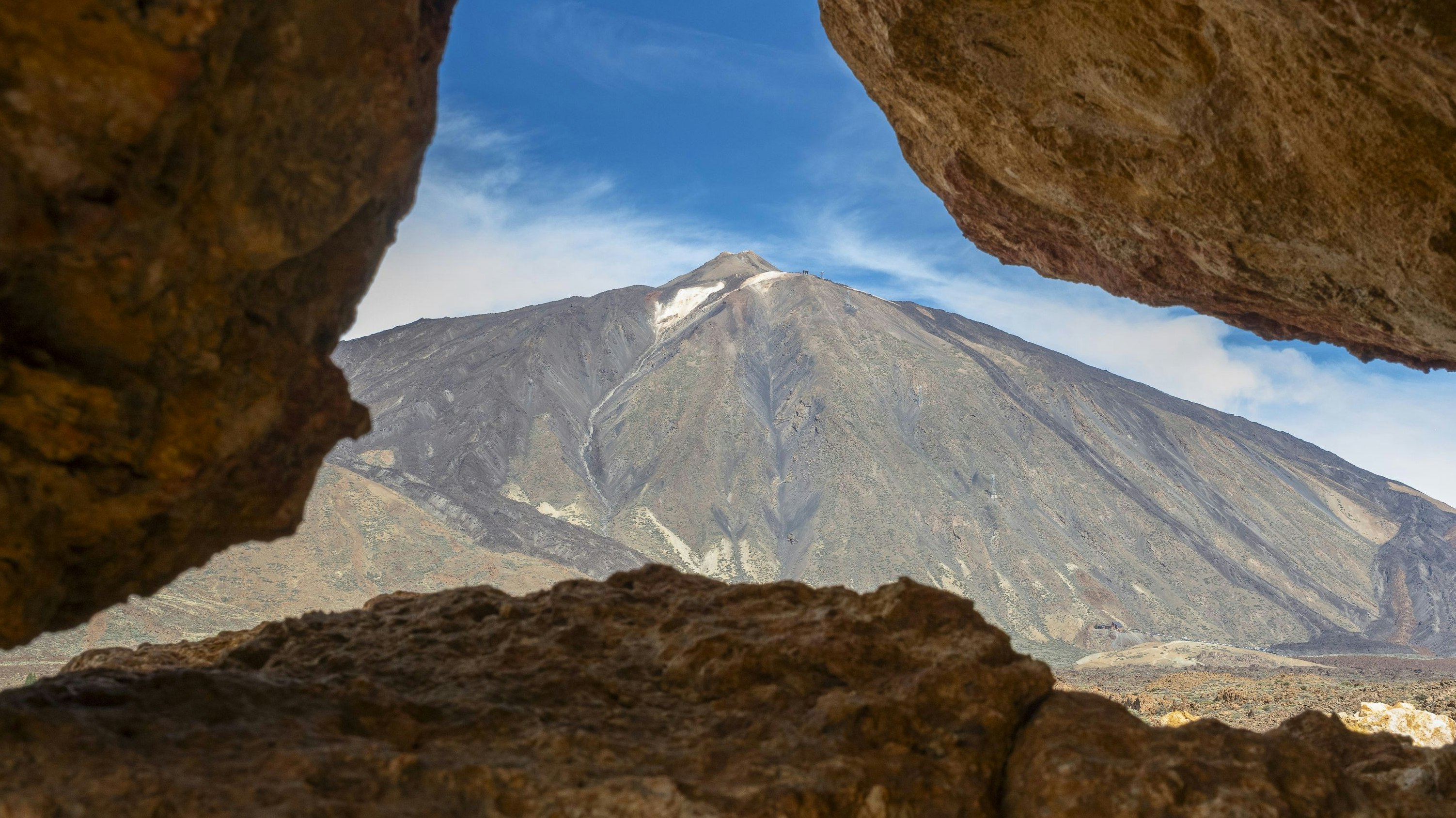 The peak of Teide dominates from every perspective, Teide National Park, Tenerife, Spain
