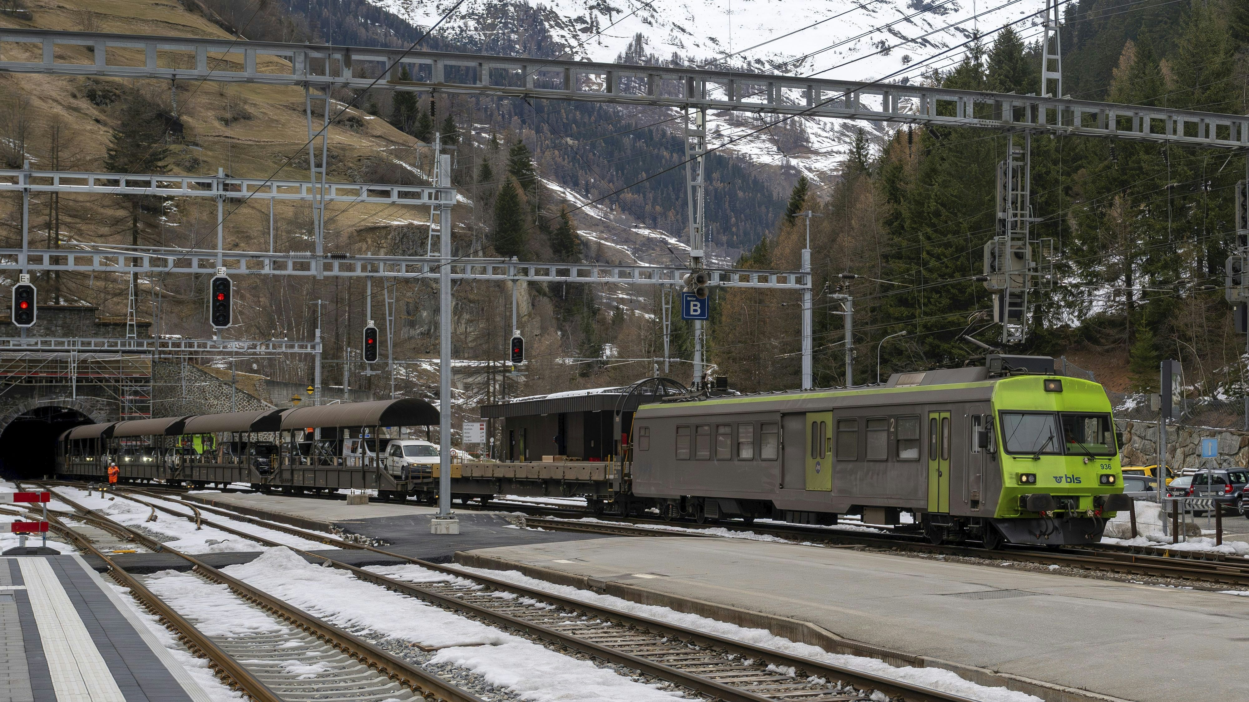 Der Vorfall ereignete sich auf der Bahnstrecke in Goppenheim (Schweiz). Archivbild. 