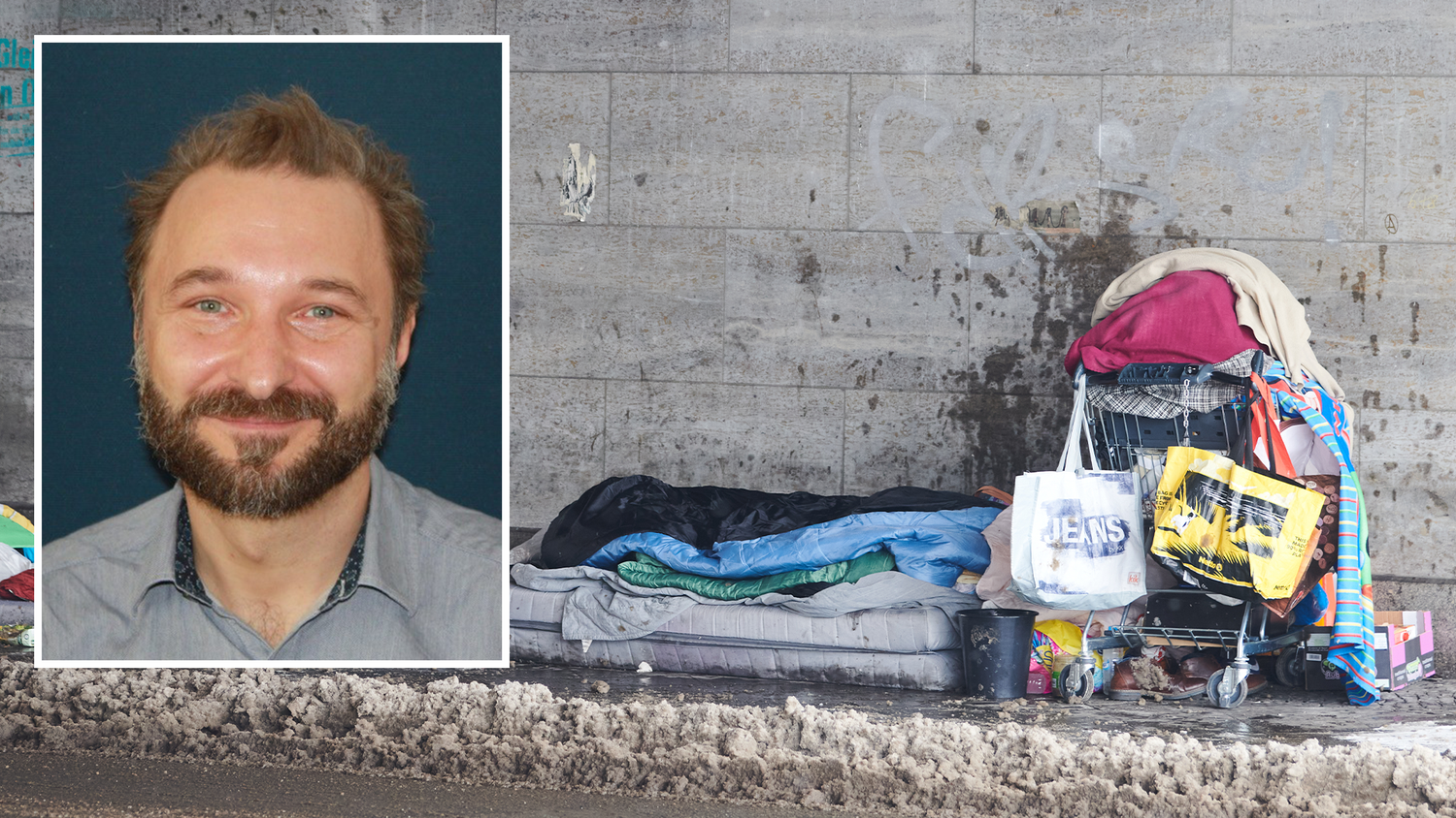 Martin Tiefenthaler, stv. Geschäftsführer des Sozialvereins B37, erklärt, wofür das Kältetelefon eigentlich gedacht ist. (Symbolbild)