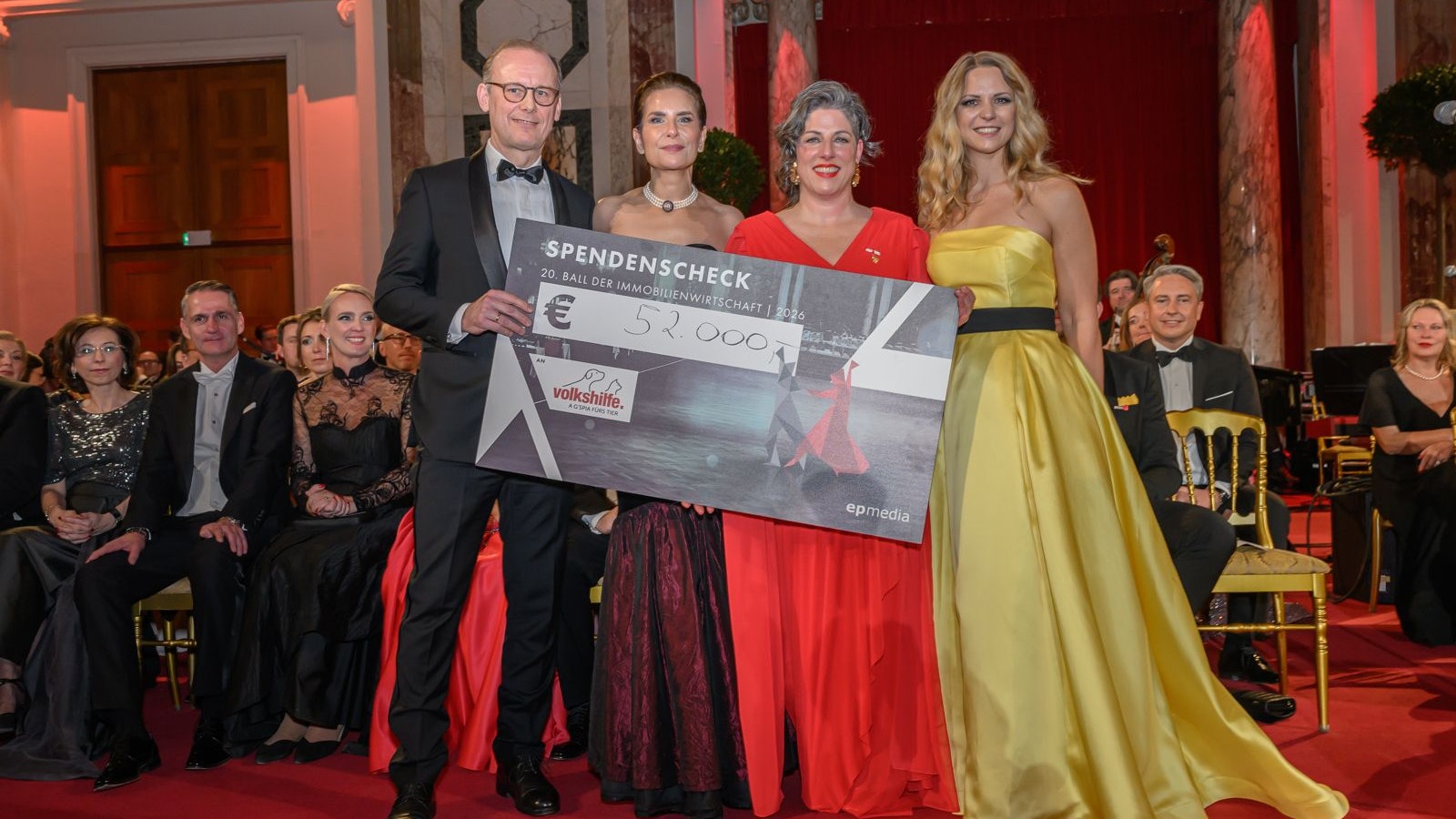 Beim Immobilienball wurden 52.000 Euro für das Projekt "Urli, Burli und Schnurli" gesammelt.