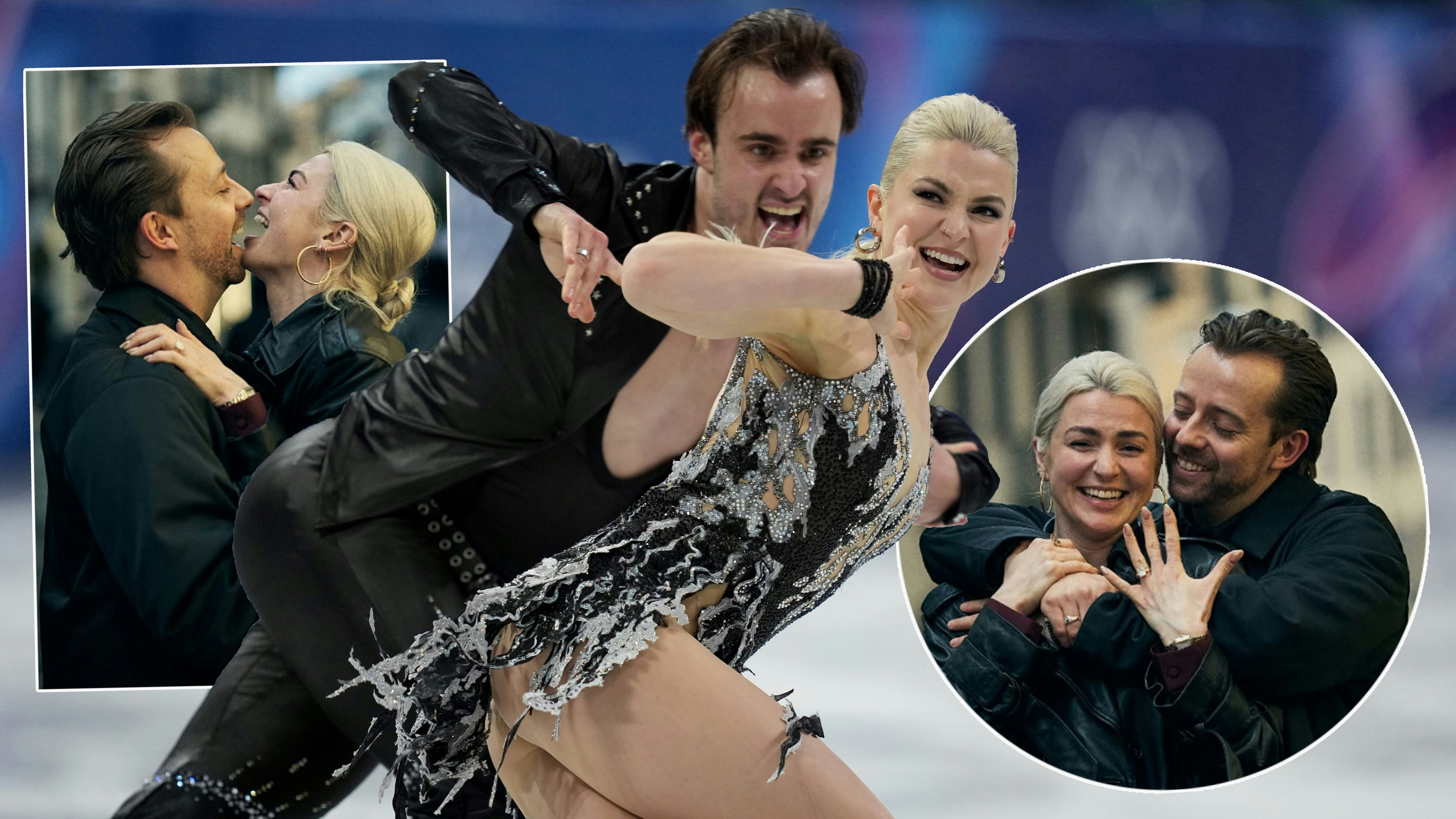 Olivia Smart trat mit Tim Dieck an, verlobte sich bei Olympia mit Jean-Luc Baker.