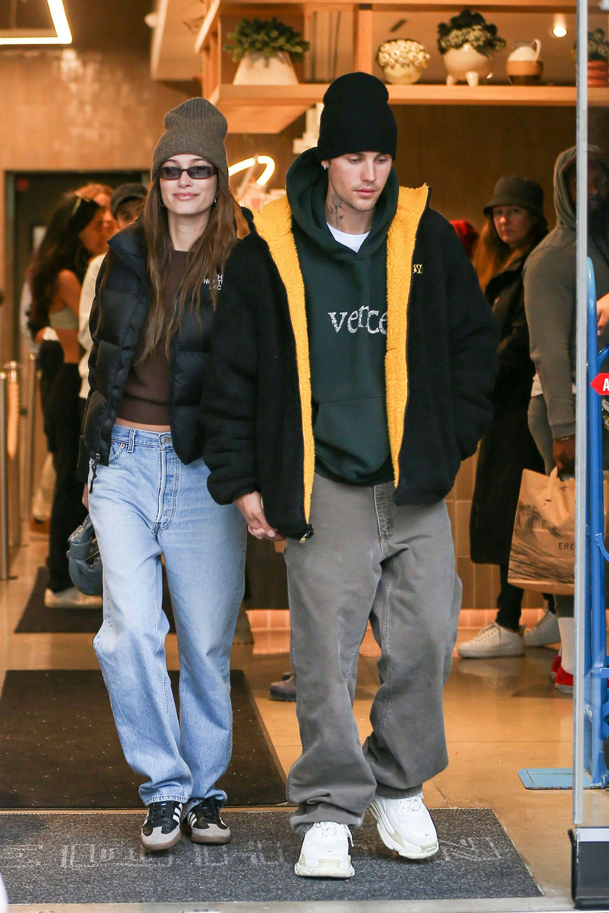 Stammgäste bei Erewhon: Hailey und Justin Bieber