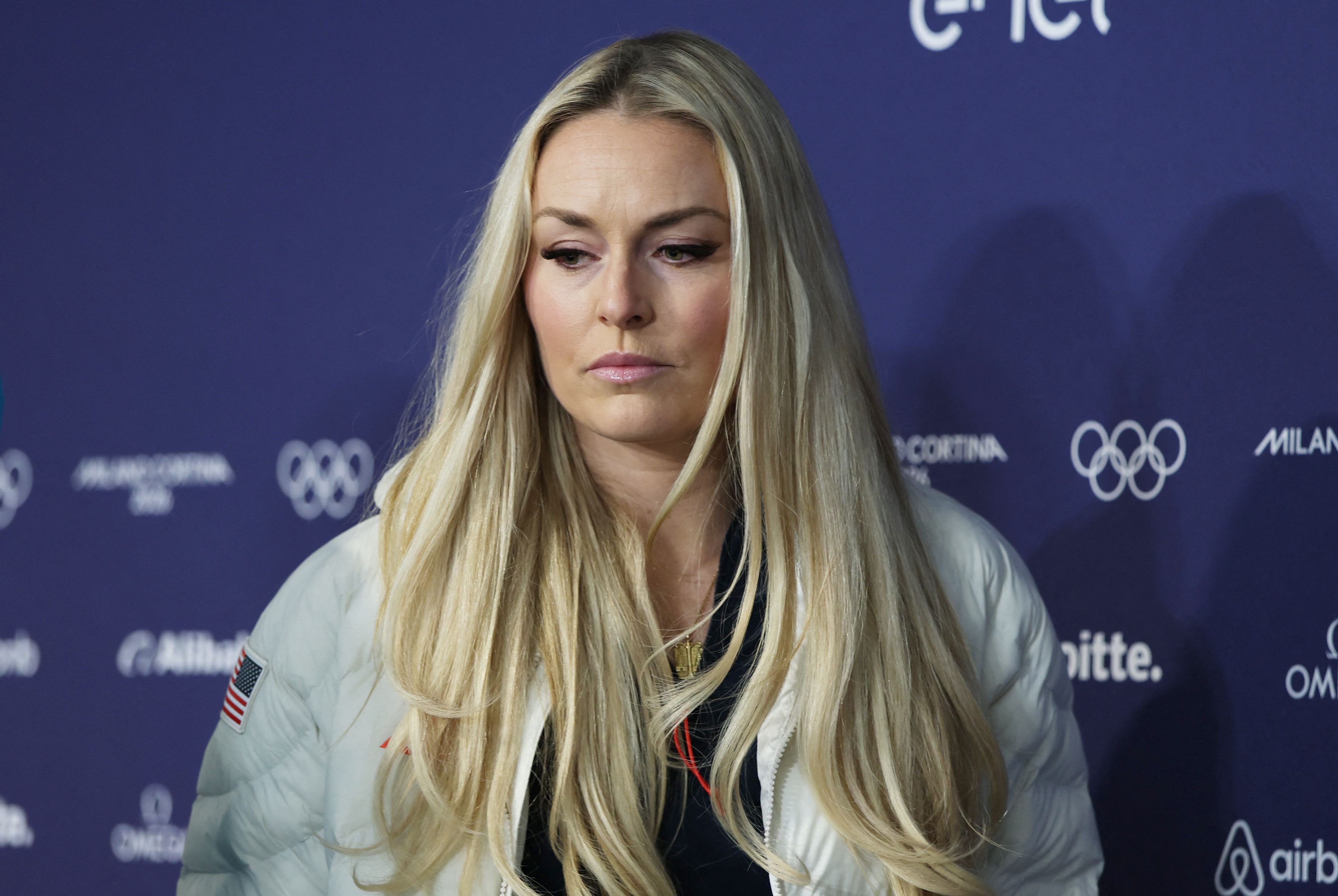 US-Skistar Lindsey Vonn ist in Italien schwer zu Sturz gekommen. 