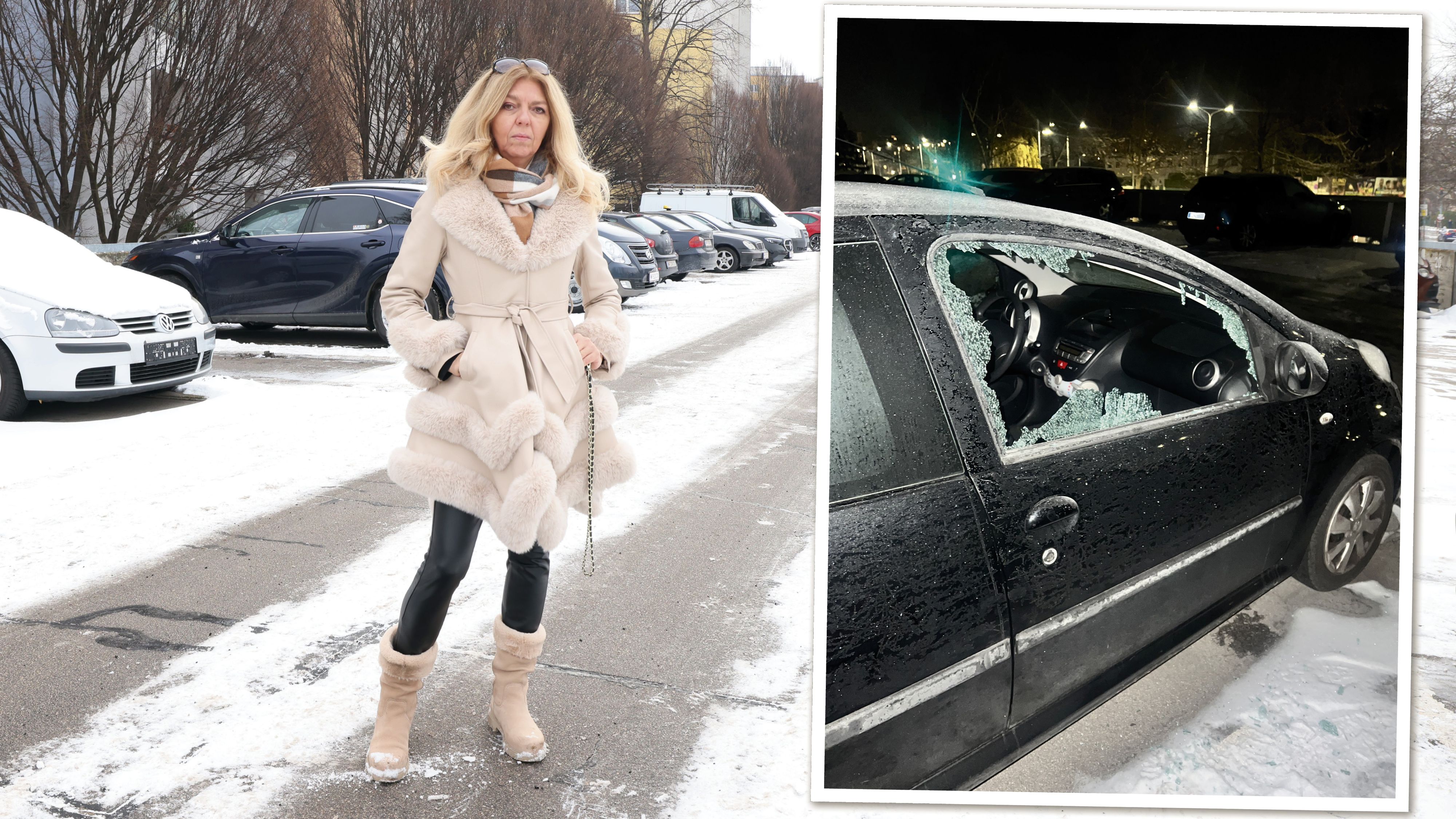 Andrea K. aus Simmering wurde innerhalb eines Monats zweimal Opfer von jugendlichen Auto-Einbrechern.
