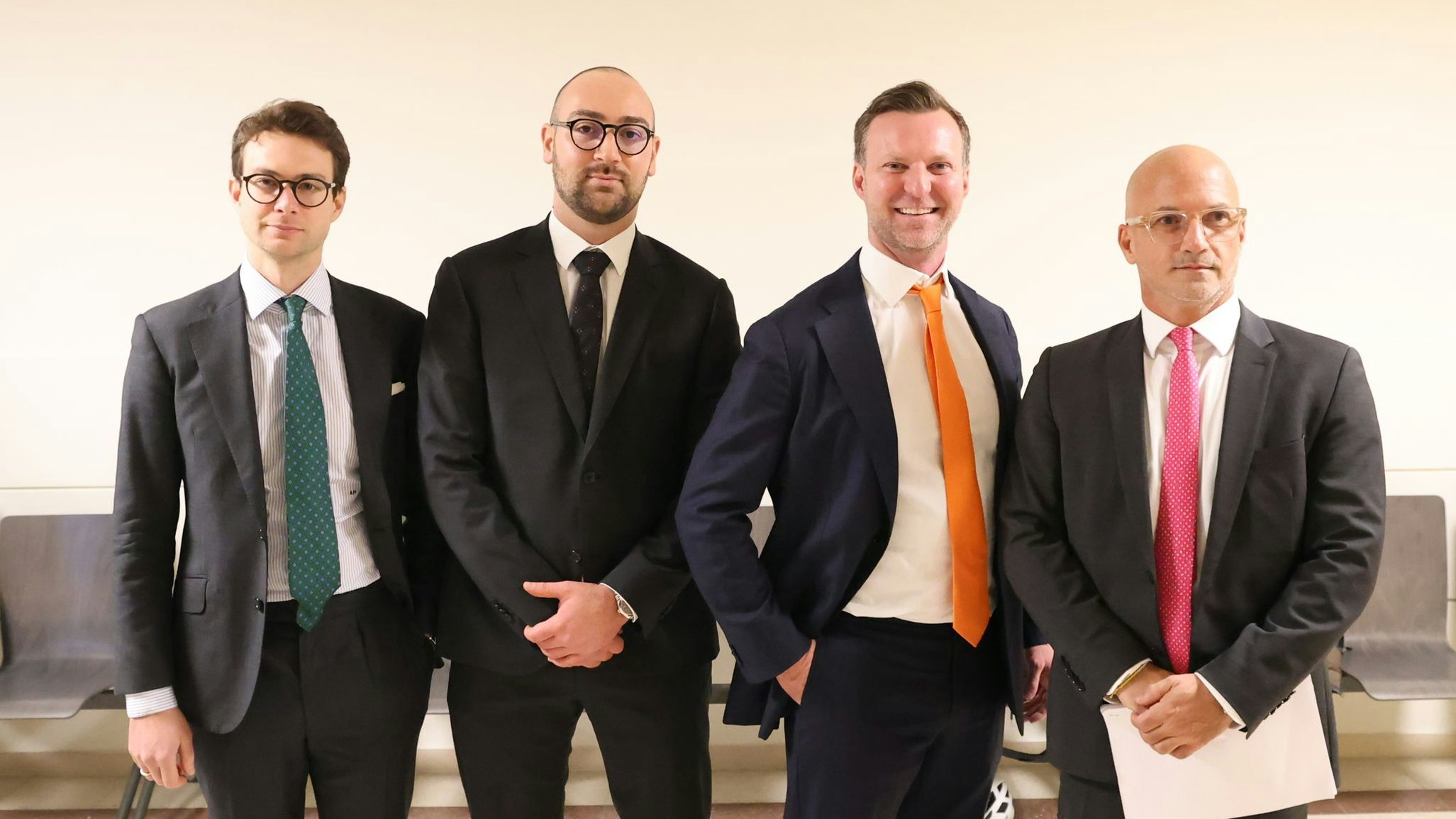 V.l.n.r.: Alexander Prenner, Michael Babic, Philipp Wolm und Nik Rast