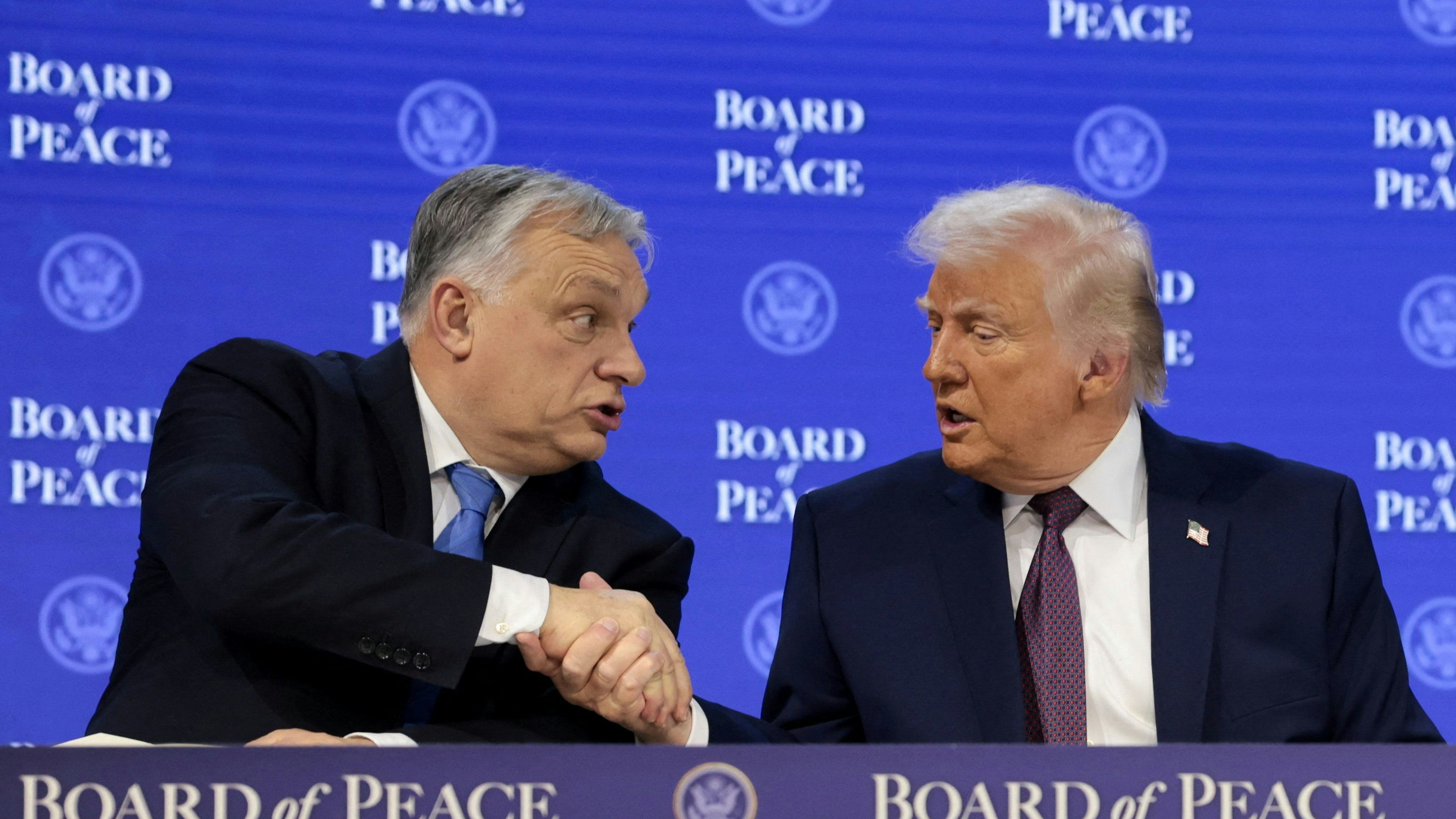 US-Präsident Donald Trump unterstützt Ungarns Ministerpräsidenten Viktor Orban im Vorfeld der Parlamentswahl.