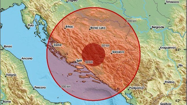 Heute.at - Stärke 4,4! Erdbeben erschüttert Balkan-Länder