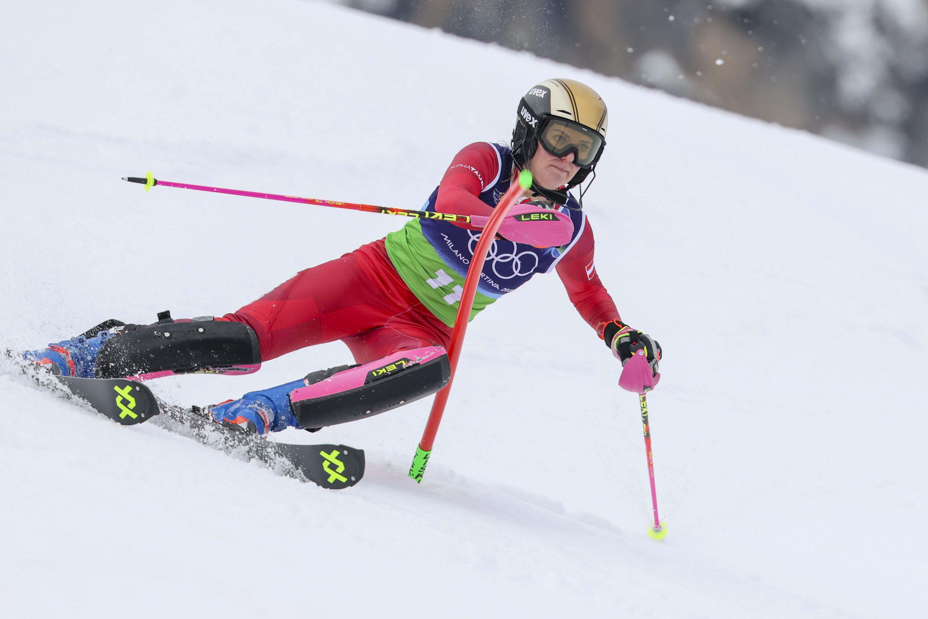 Österreichs Top-Slalomläuferin Katharina Truppe. 