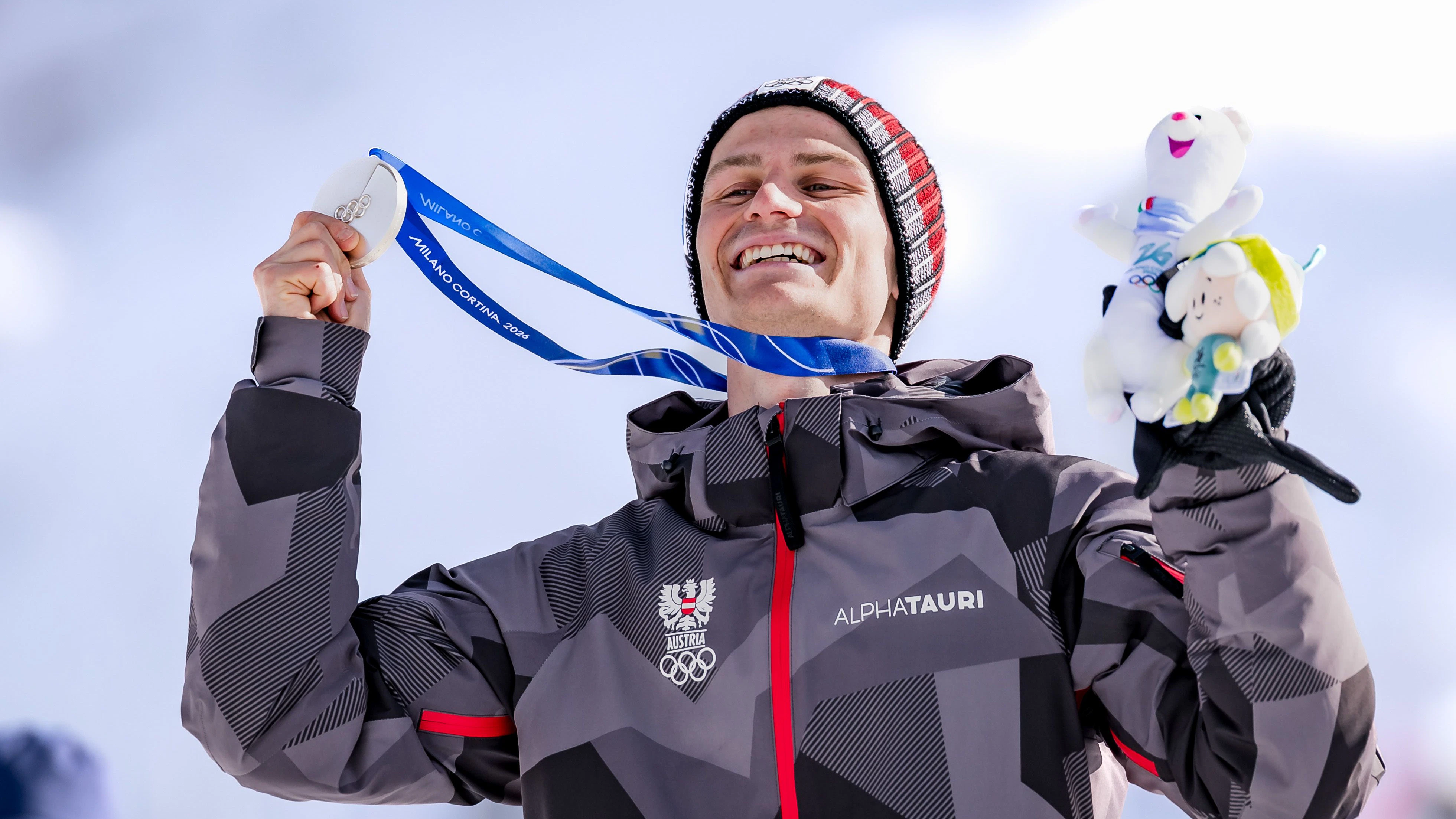 Österreichs Doppel-Silbermedaillengewinner Johannes Lamparter. 