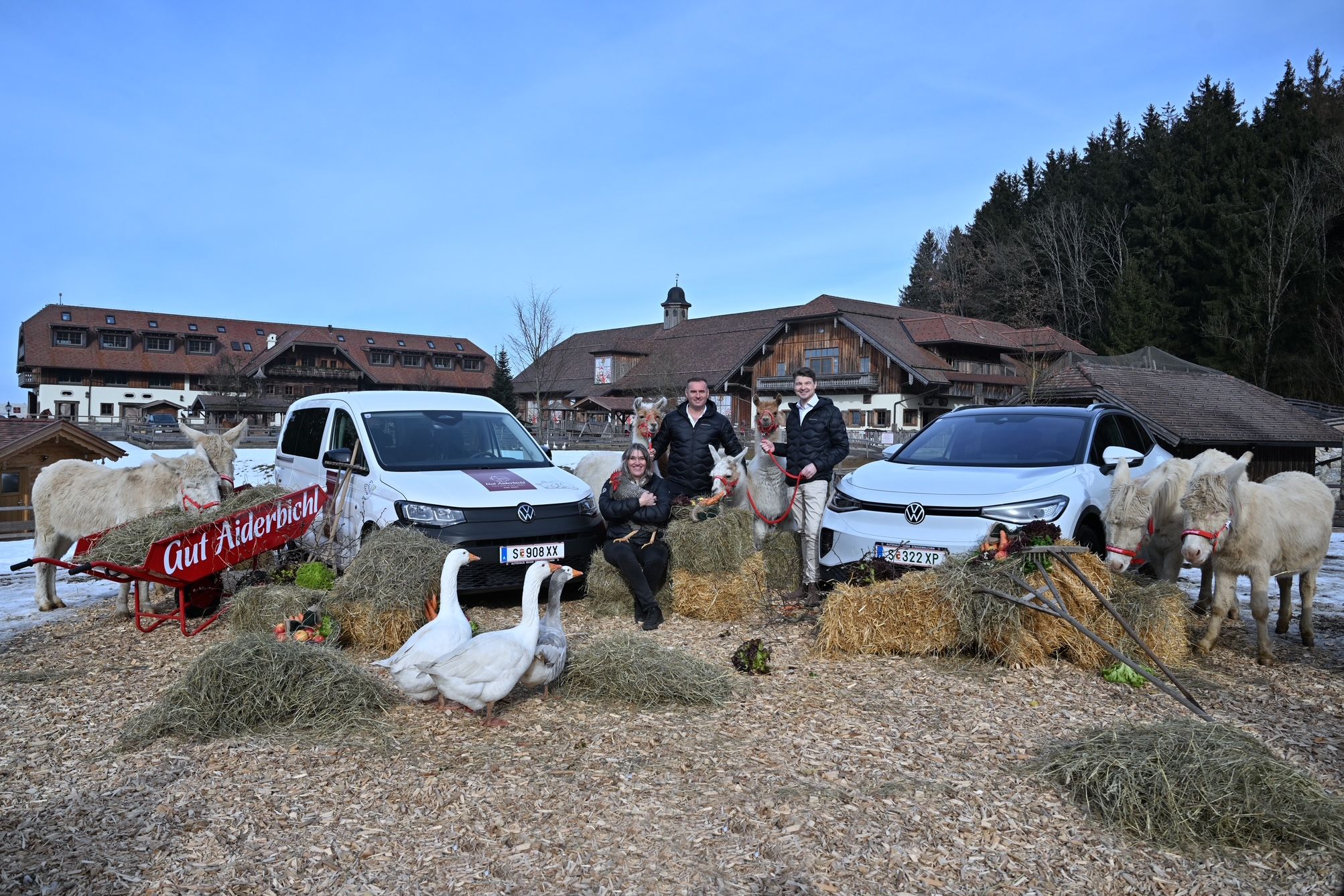 Volkswagen Österreich stellt den Tierschutzhöfen zukünftig die notwendigen Pkws zur Verfügung.