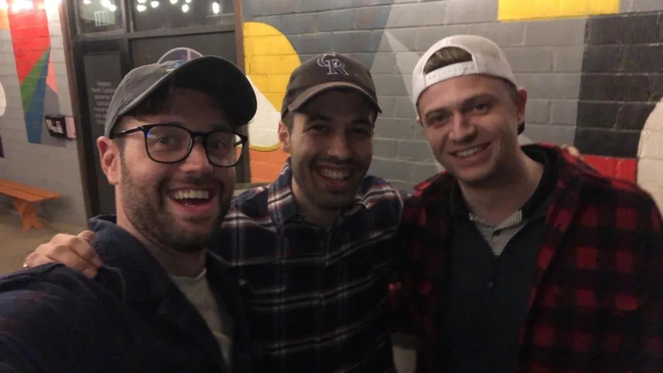 Luke, Chris und Charlie (v.l.n.r.)