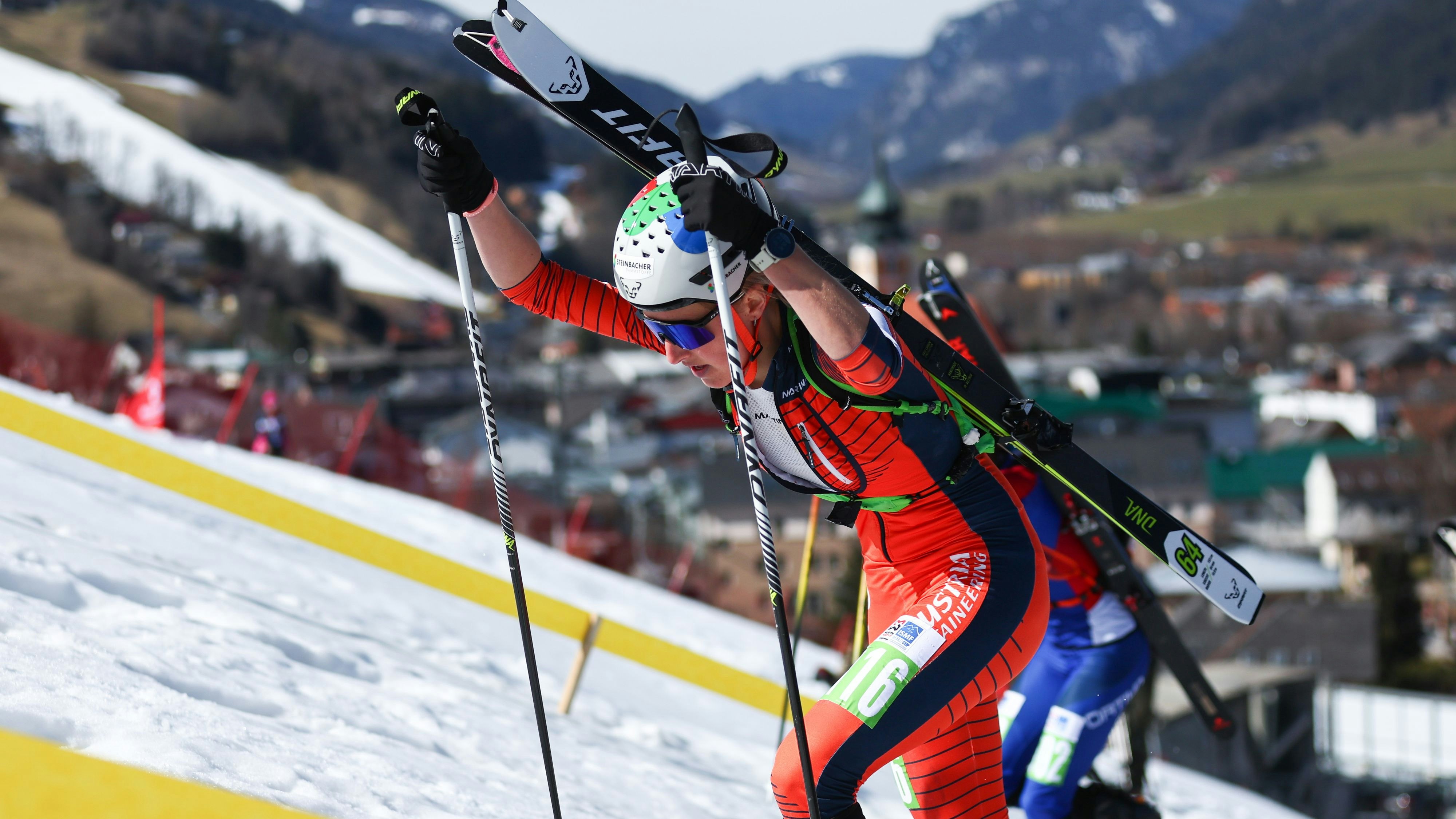 Johanna Hiemer, Österreichs Ass im Skibergsteigen. 