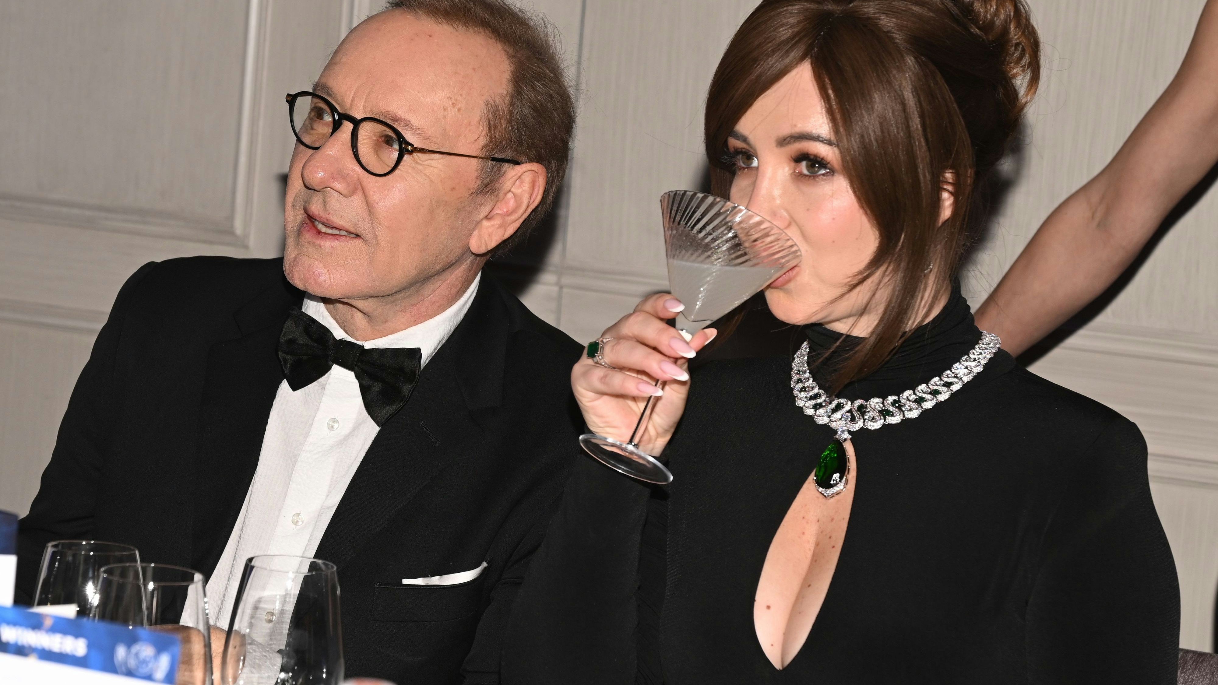 Kevin Spacey und Elvira Gavrilova.