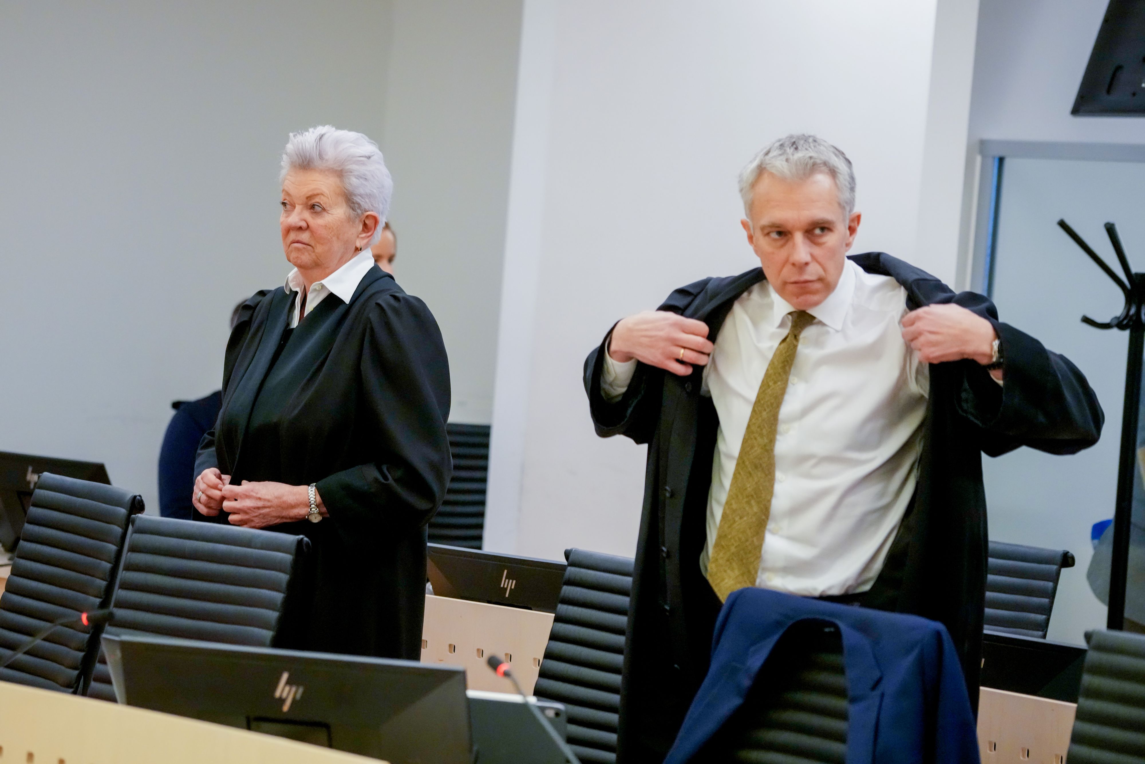 Ihre Verteidigungslinie ist eine Gratwanderung: Marius' Anwälte Ellen Holager Andenæs und Petar Sekulic