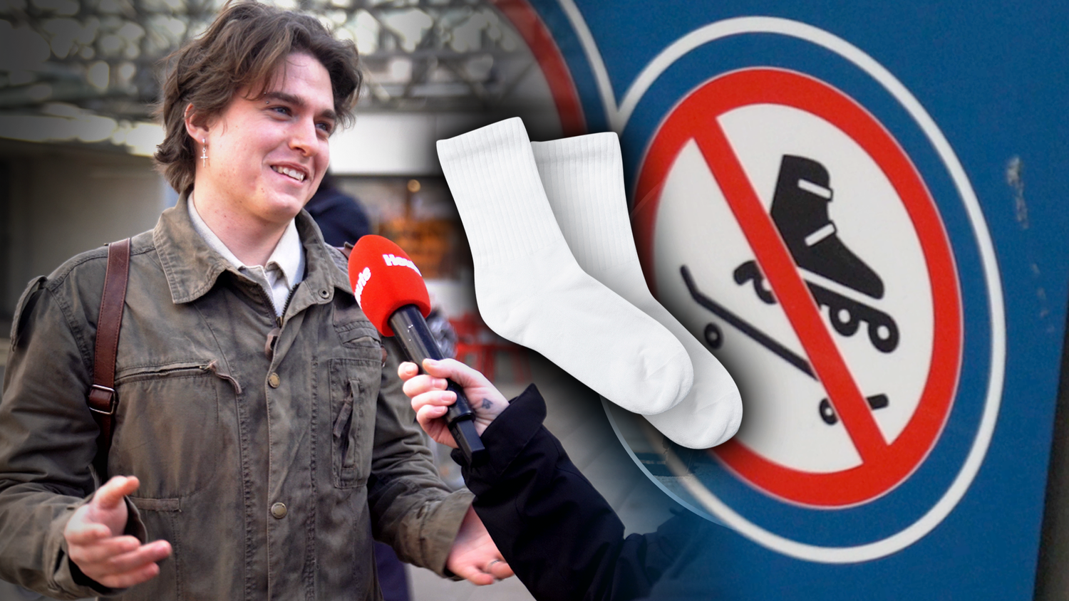 Dimitri erhielt eine Ermahnung von einem Sicherheitsmitarbeiter