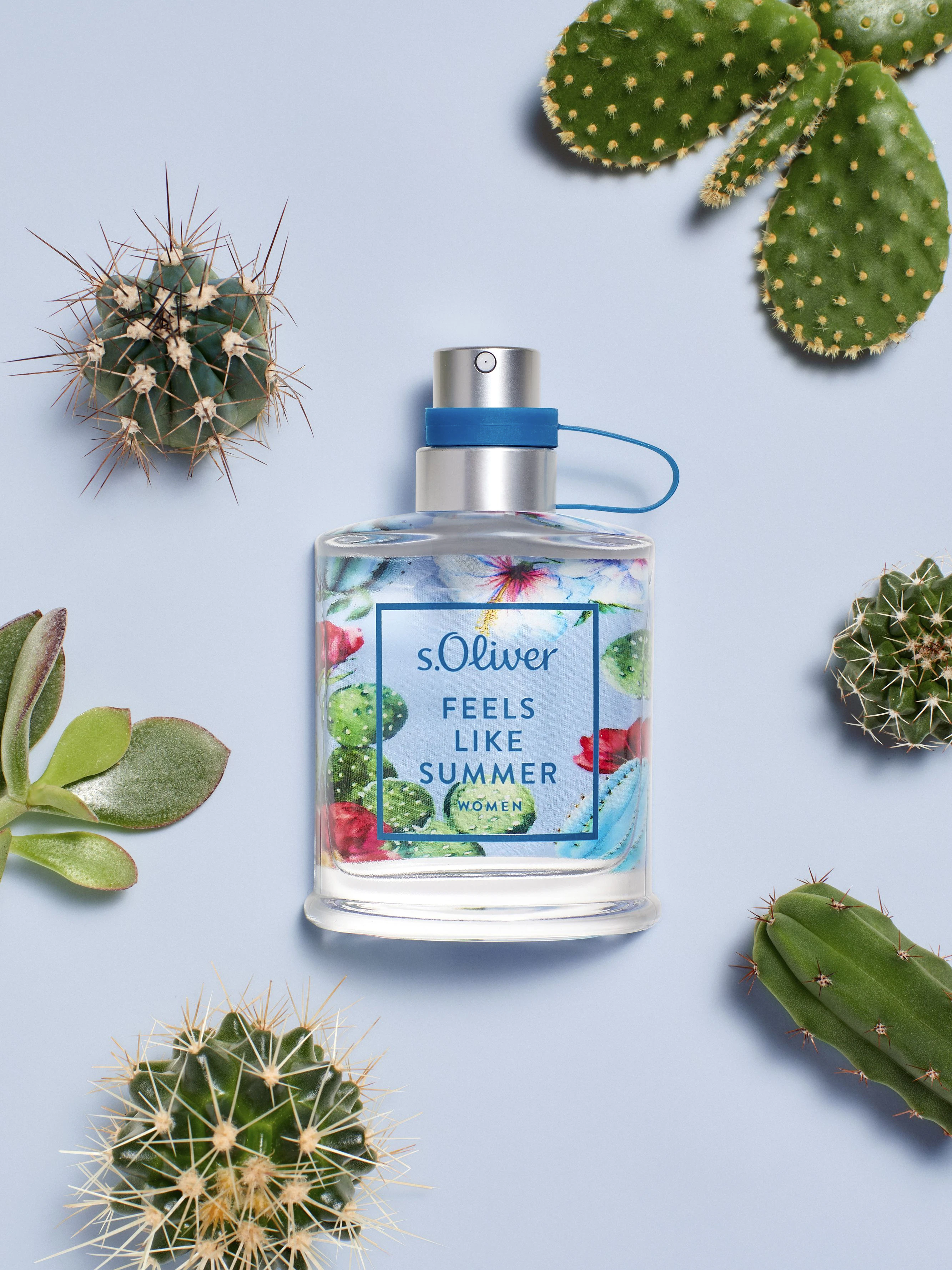 Das verspielte Design unterstreicht den frischen Charakter des Sommerdufts.