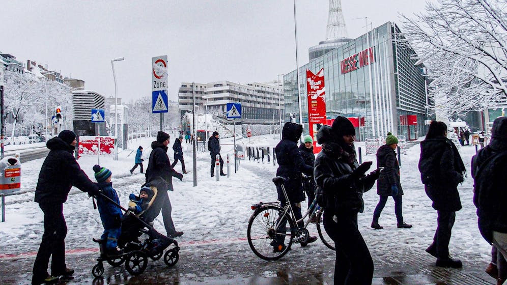 Heute.at - Schnee unterwegs – wird auch für Wien spannend