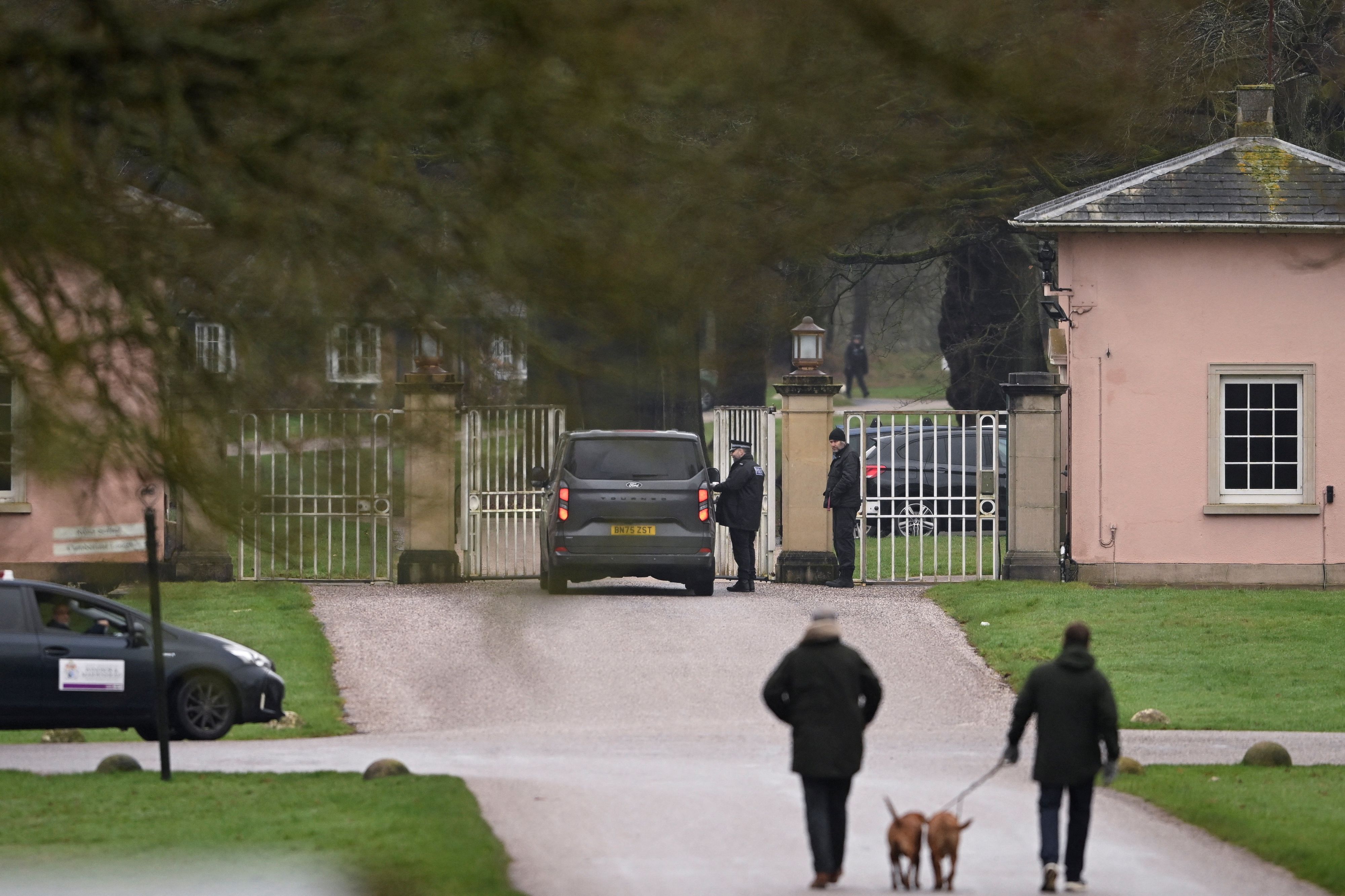 Royal Lodge in Windsor - hier läuft aktuell ein Polizeieinsatz.