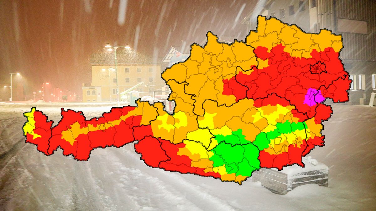 Heute.at - Schneemassen im Anmarsch! Hier droht jetzt das Chaos