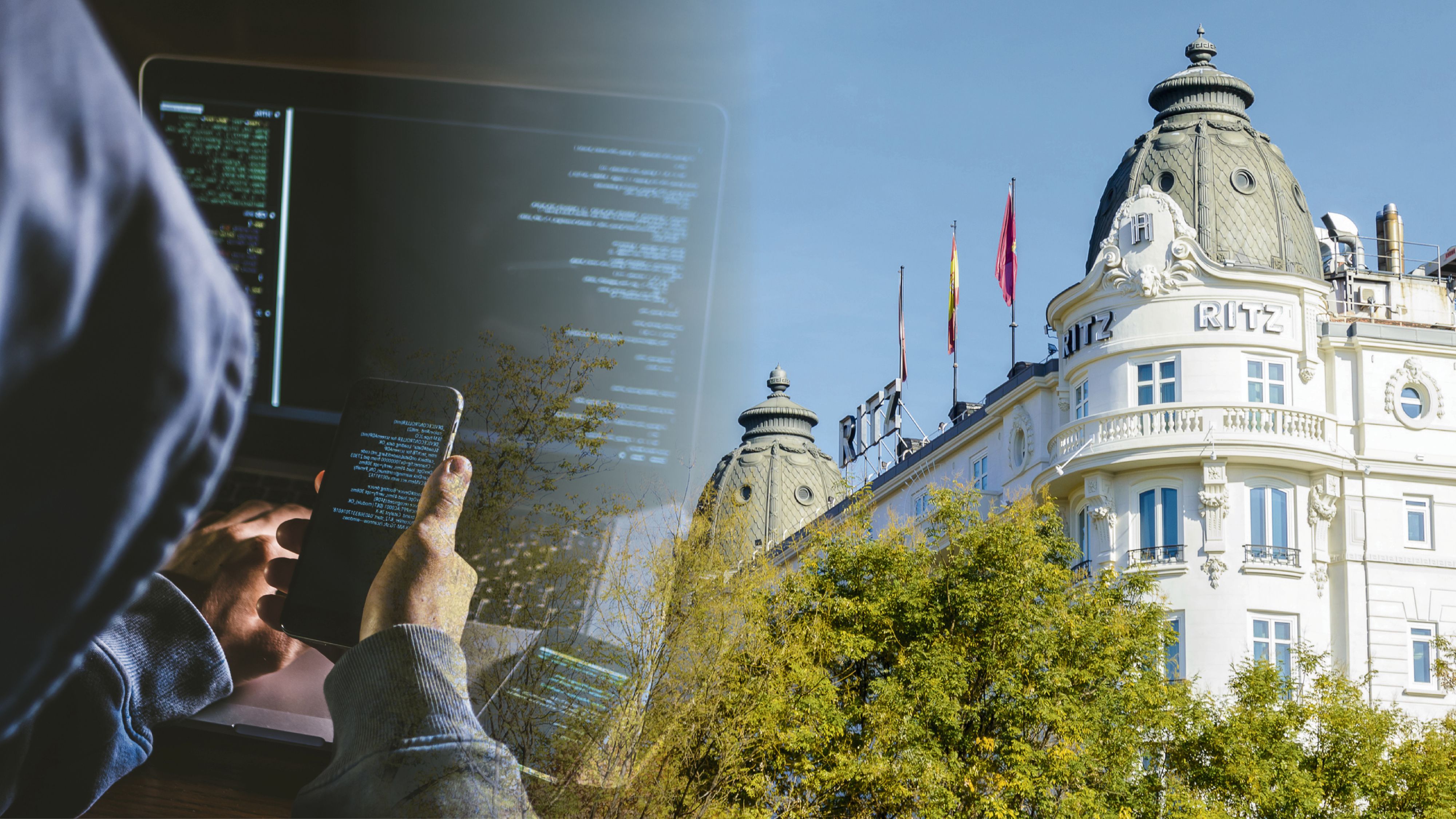Ein Hacker nächtigte mehrfach in teuren Luxus-Suites – wie im hier abgebildeten Ritz in Madrid. Unvorsichtigkeit führte zu seiner Festnahme.
