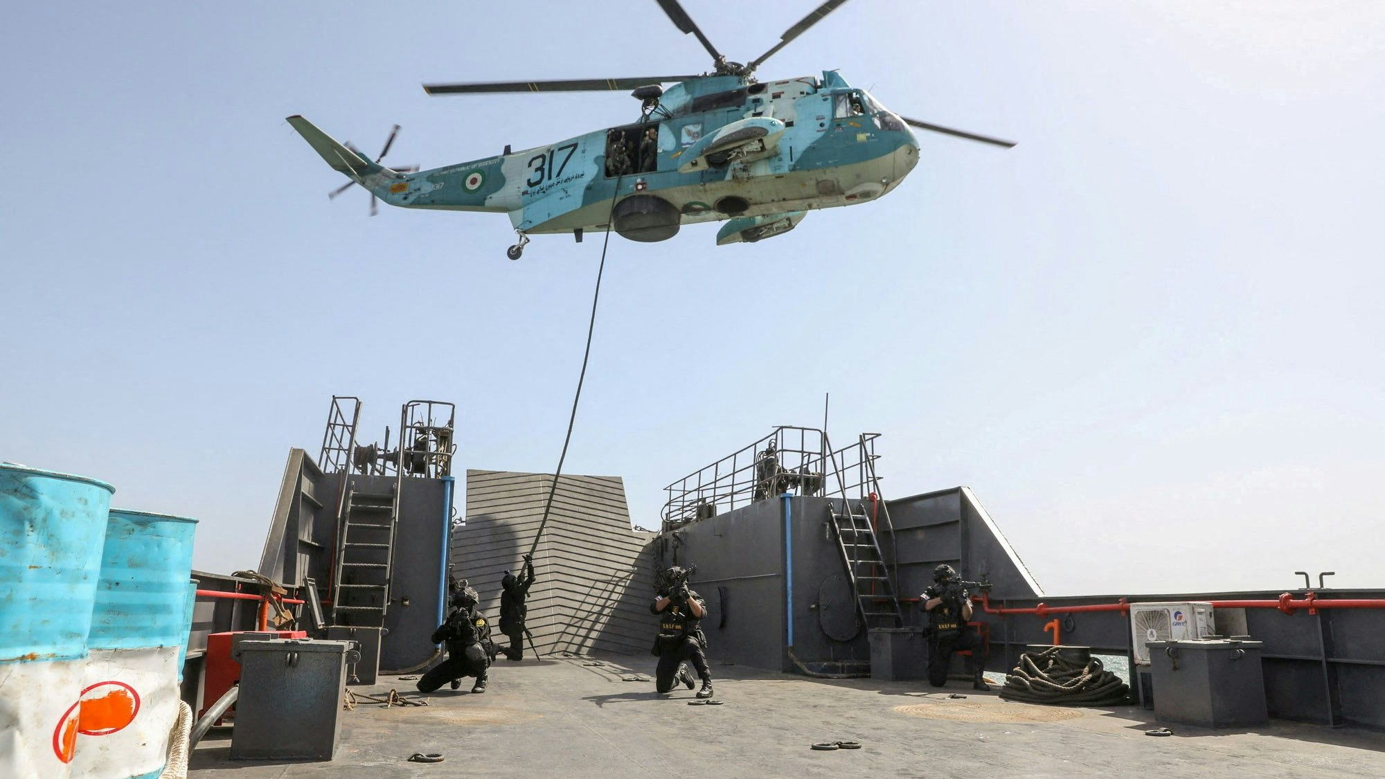 Hier üben Putins Soldaten mit iranischen Streitkräften.