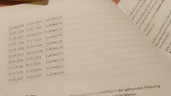 Christian R. bekommt heuer nur noch 860,92 Euro Mindestsicherung. 
