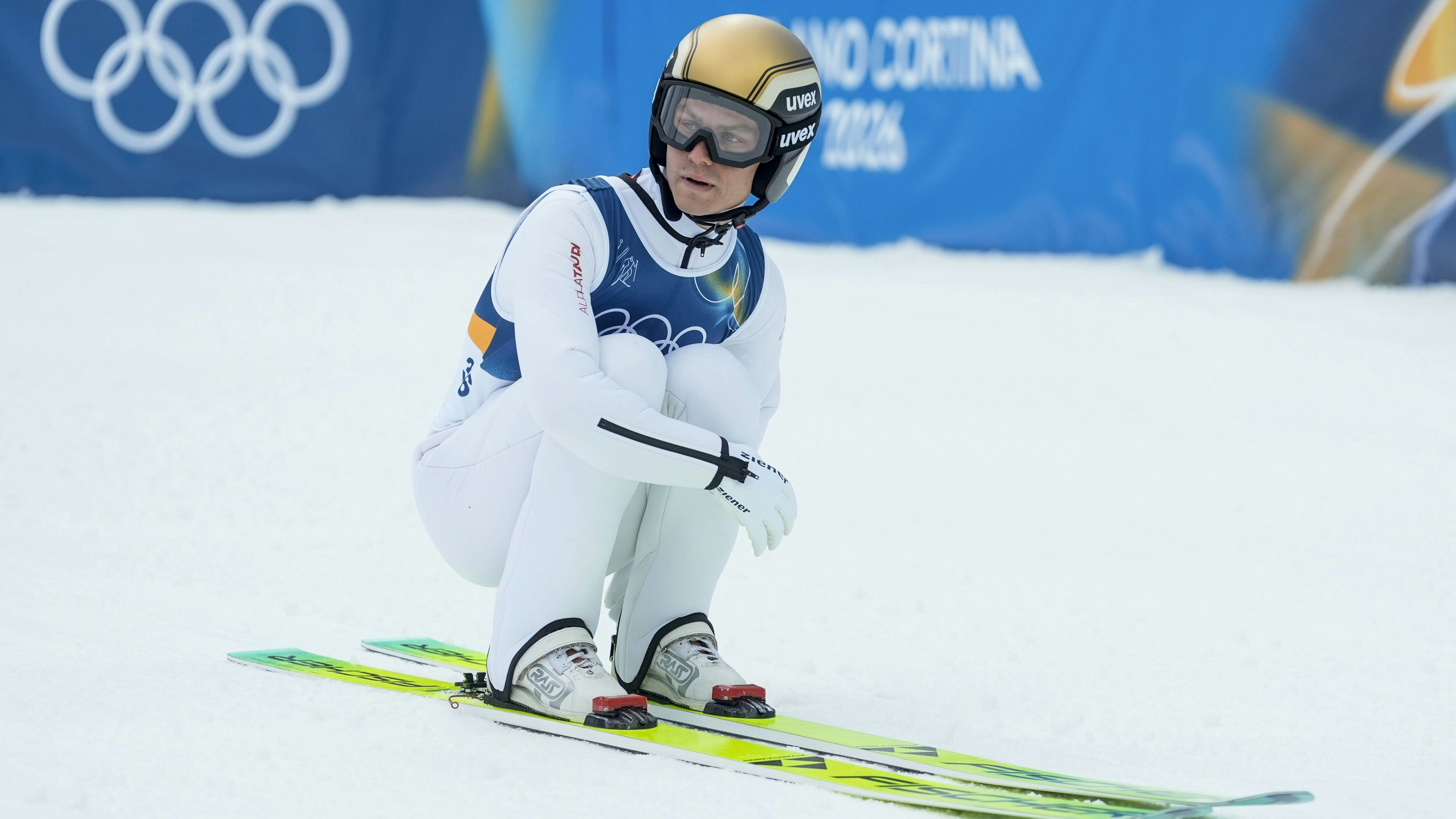 Winter Olympics in Milan Cortina 2026 Val di Fiemme, Italy 20260217. Johannes Lamparter from Austria during the combined jump large hill at the Predazzo Ski jumping, Skispringen, Ski, nordisch Stadium during the Winter Olympics in Milano Cortina 2026. Photo: Terje Pedersen / NTB Val di Fiemme Italy EDITORIAL USE ONLY. RESTRICTED USE FOR BETTING COMPANIES Ref:_SPOwba1mjMWlMc.jpg *** Winter Olympics in Milan Cortina 2026 Val di Fiemme, Italy 20260217 Johannes Lamparter from Austria during the combined jump large hill at the Predazzo Ski Jumping Stadium during the Winter Olympics in Milano Cortina 2026 Photo Terje Pedersen NTB Val di Fiemme Italy EDITORIAL USE ONLY RESTRICTED USE FOR BETTING COMPANIES PUBLICATIONxNOTxINxNORxSWExDENxFINxFRA Copyright: xTerjexPedersenx/xNTBx
