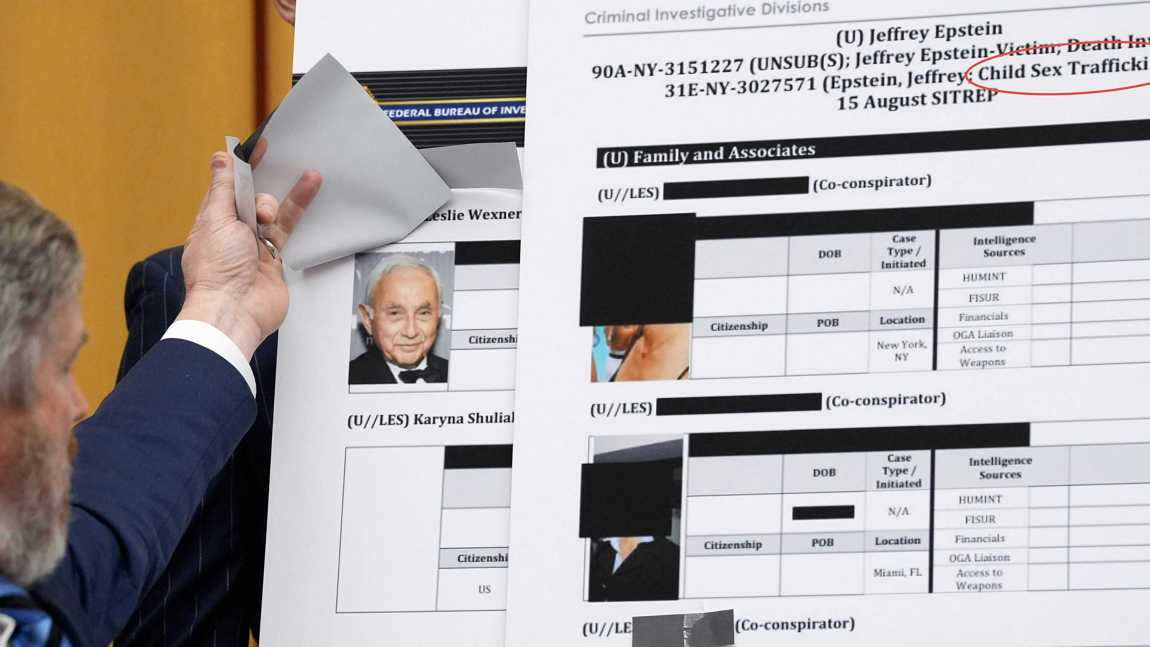 Immer neue Enthüllungen aus den Epstein-Akten erschüttern die USA. 