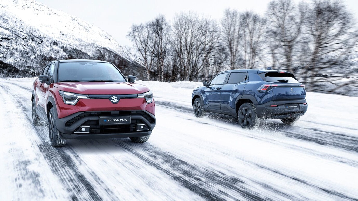 Der neue Suzuki e Vitara setzt auf robustes Design und moderne Allrad-Technik. 