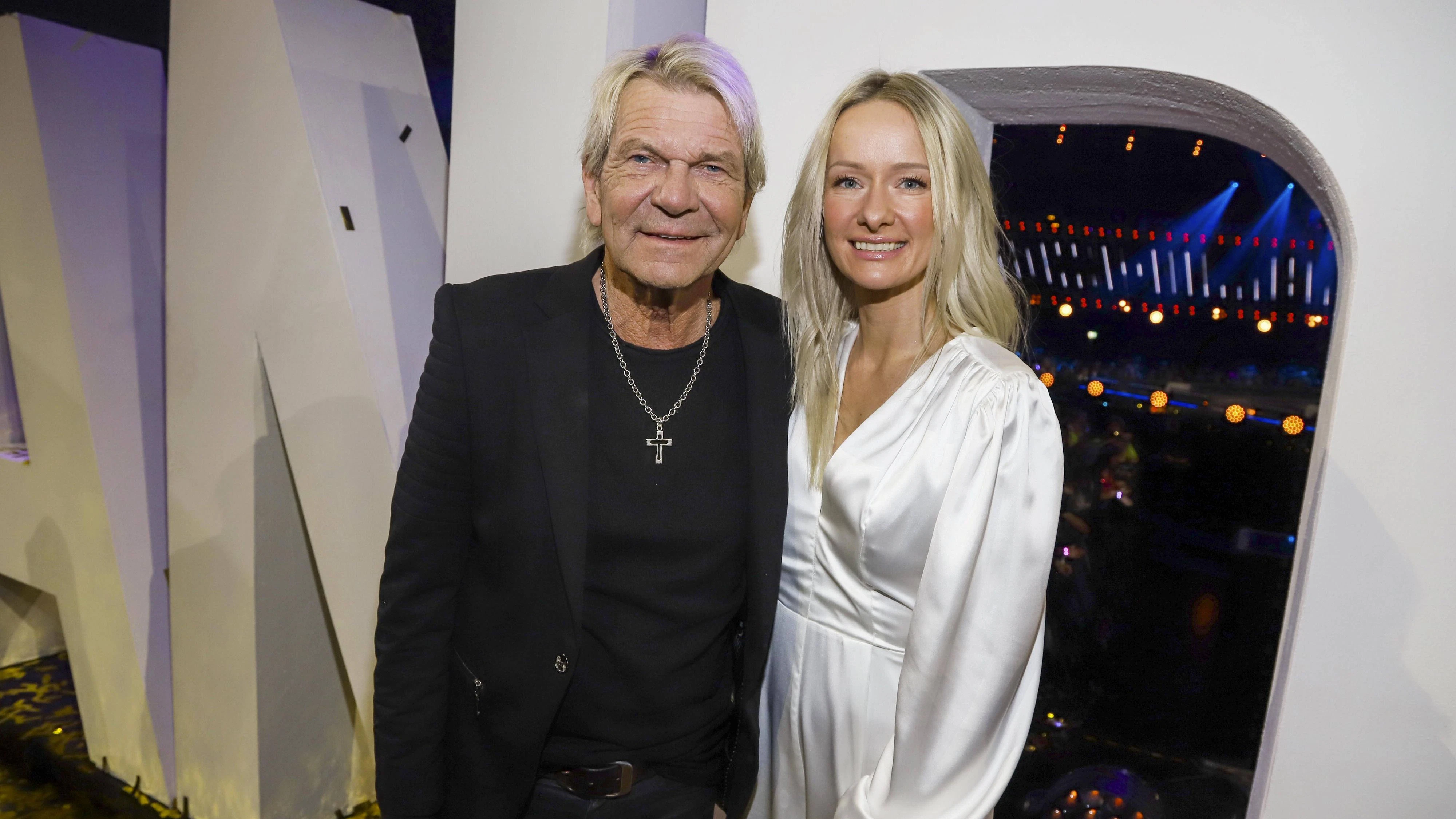 Matthias Reim, Christin Stark, zu Gast in der ARD TV Sendung Schlager Champions, das grosse Fest der Besten aus dem Velodrom am 11.Januar 2025 in Berlin Berlin Deutschland *** Matthias Rhyme, Christian woman Strong, to Guest in the ARD TV Broadcast Schlager Champions, the Great Party the best from the Velodrome on 11 January 2025 in Berlin Berlin Germany