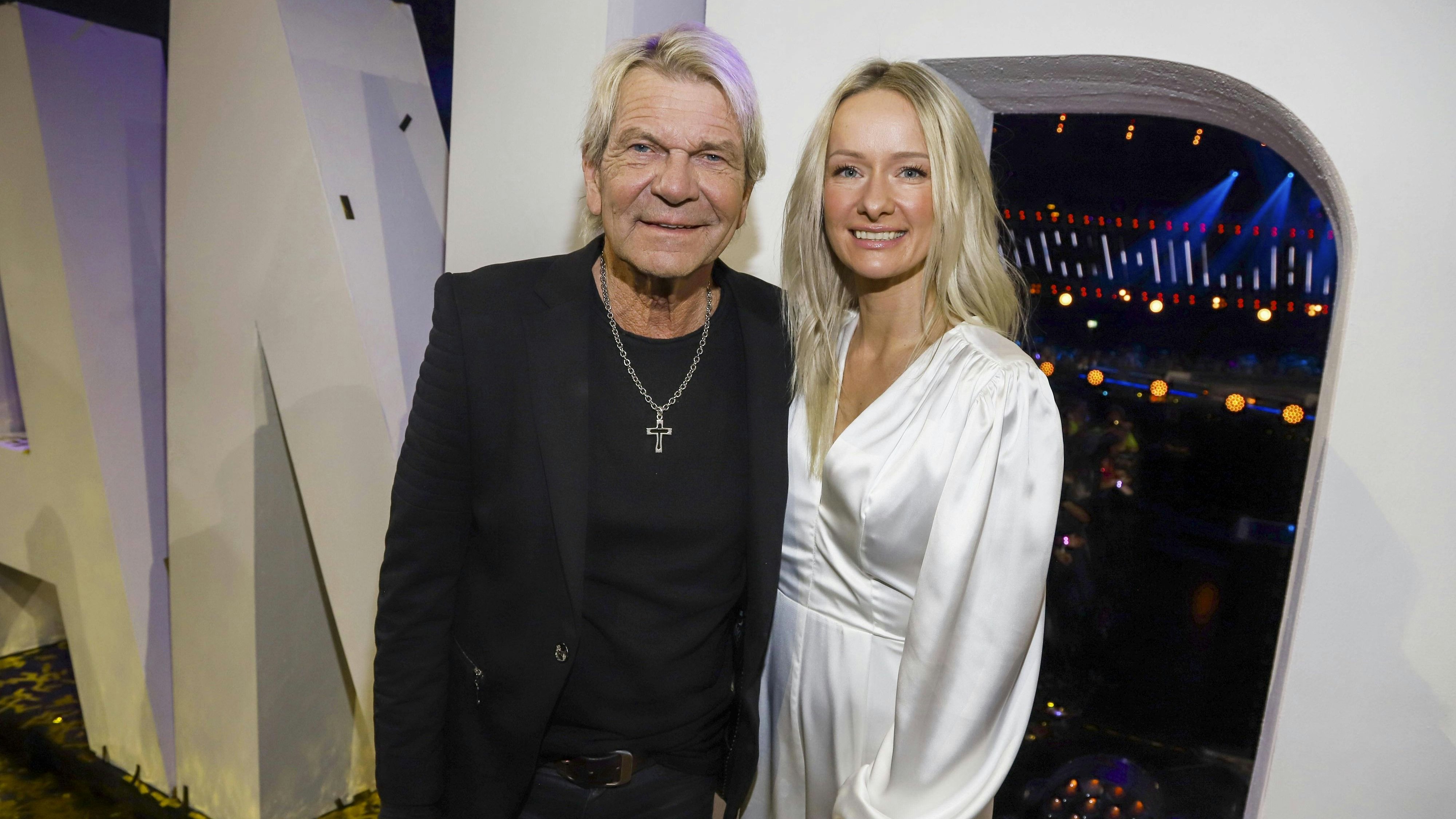 <strong>Matthias Reim</strong> und <strong>Christin Stark</strong> in der ARD-Sendung "Schlagerchampions 2025 – Das große Fest der Besten" in Berlin.