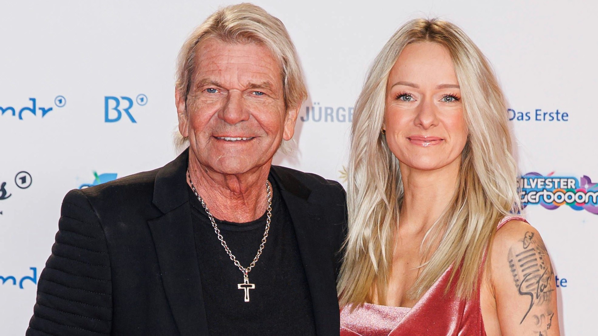 Schlagerchampions 2025 Matthias Reim und Christin Stark bei der ARD LIVE Sendung Schlagerchampions - Das große Fest der Besten  2025 im Velodrom am 11.01.2025 in Berlin. *** Schlagerchampions 2025 Matthias Reim and Christin Stark at the ARD LIVE show Schlagerchampions Das große Fest der Besten 2025 at the Velodrom on 11 01 2025 in Berlin Copyright: xEventpressxKochanx