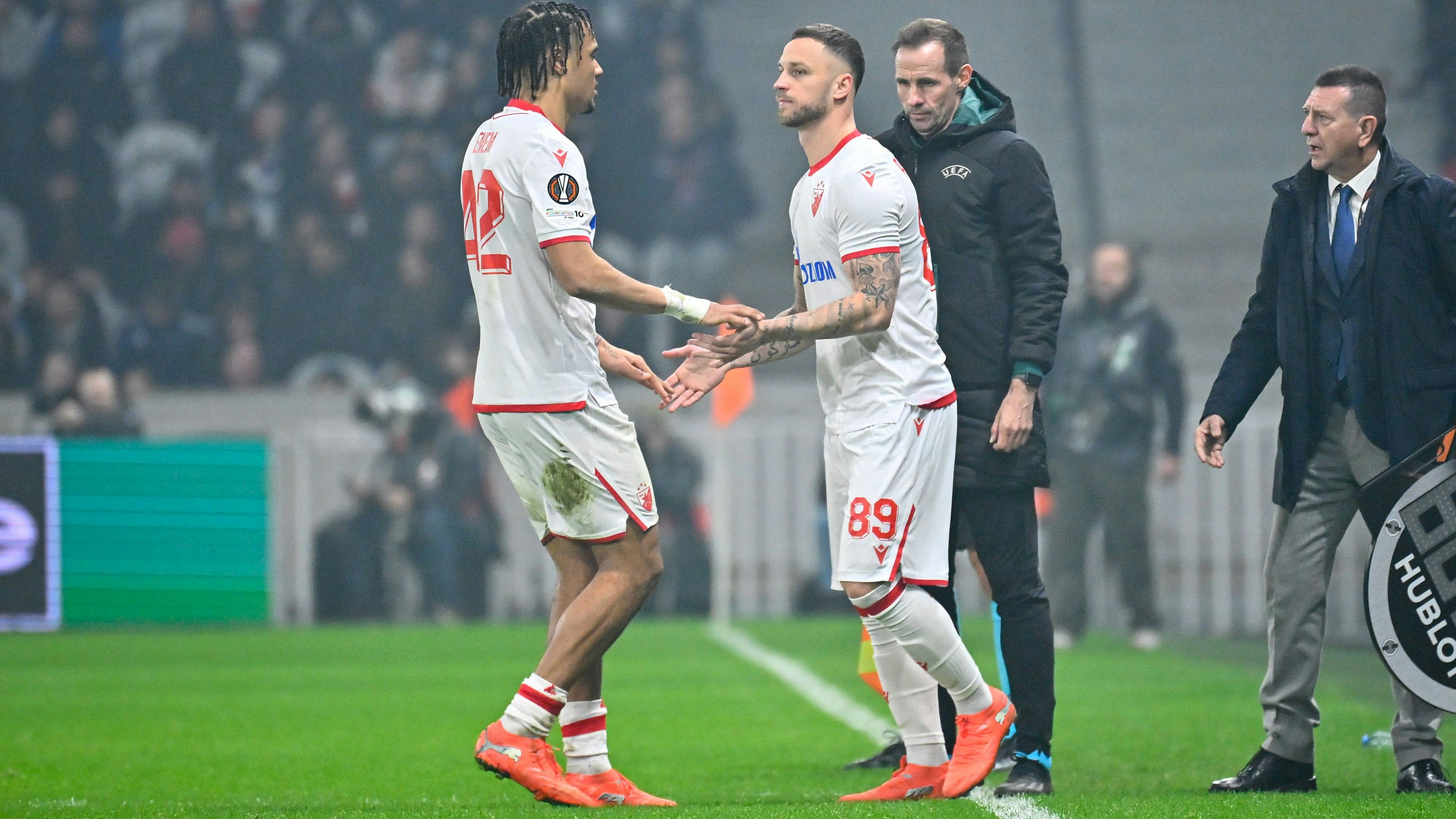 Marko Arnautovic wird in Minute 63 eingewechselt.