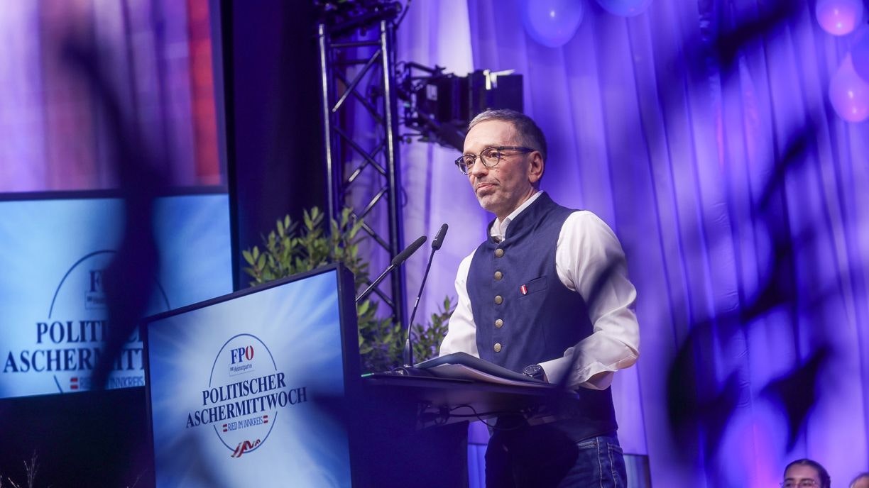 FPÖ-Chef Herbert Kickl: "Diese gute alte Zeit, die hat es tatsächlich gegeben."