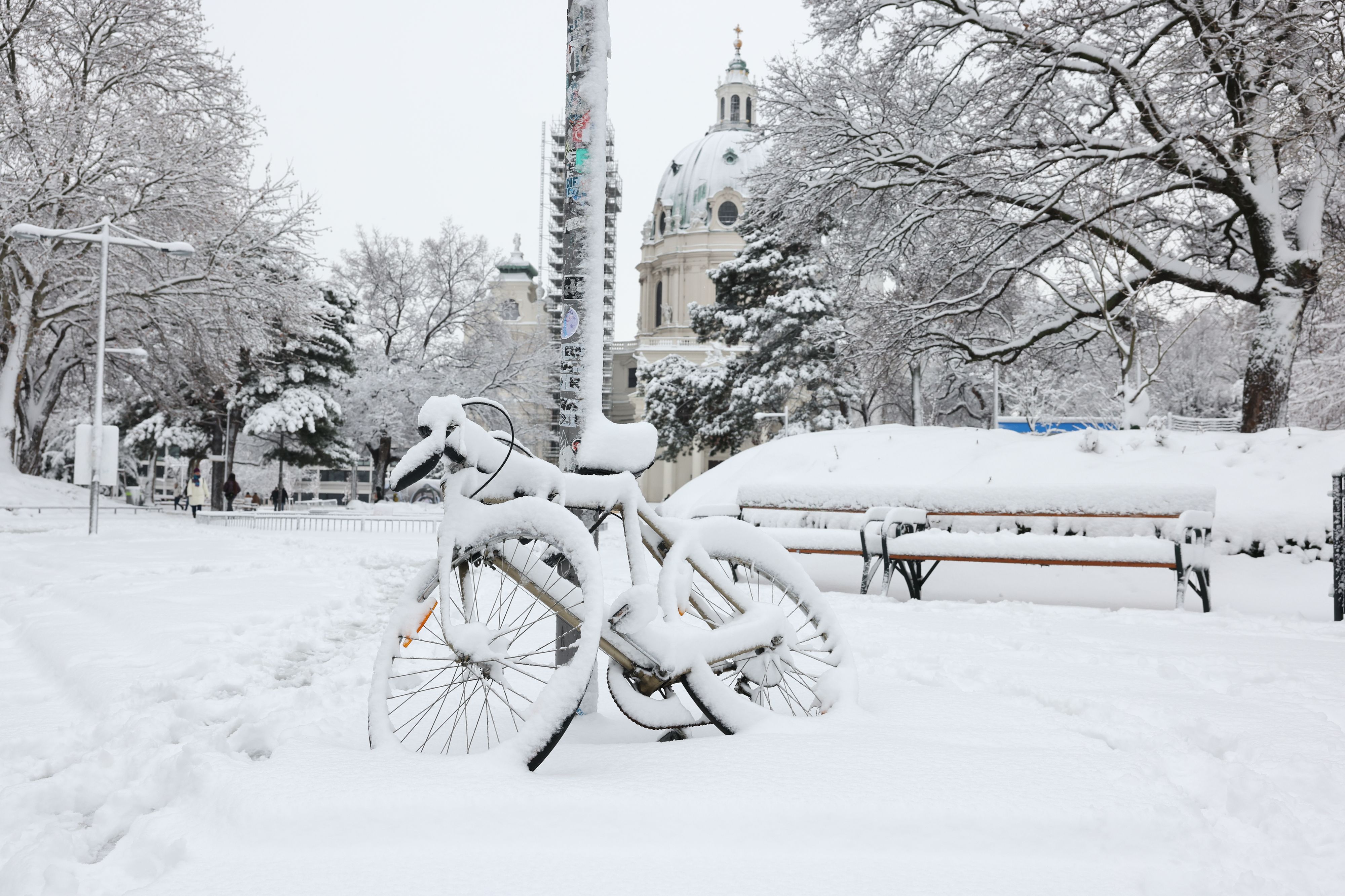 Im Februar gab es in Wien viel Schnee, doch der Winter war viel zu trocken.