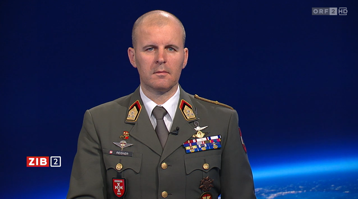 Oberst Markus Reisner am Freitagabend in der ZiB-2.