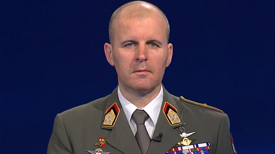 Oberst Markus Reisner am Freitagabend in der ZiB-2.